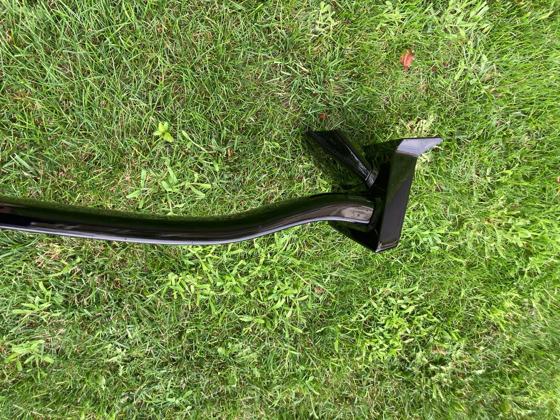 Brand New Gloss Black Rear Spoiler Fin Fits Honda Civic Hatchbac image indicator(4)