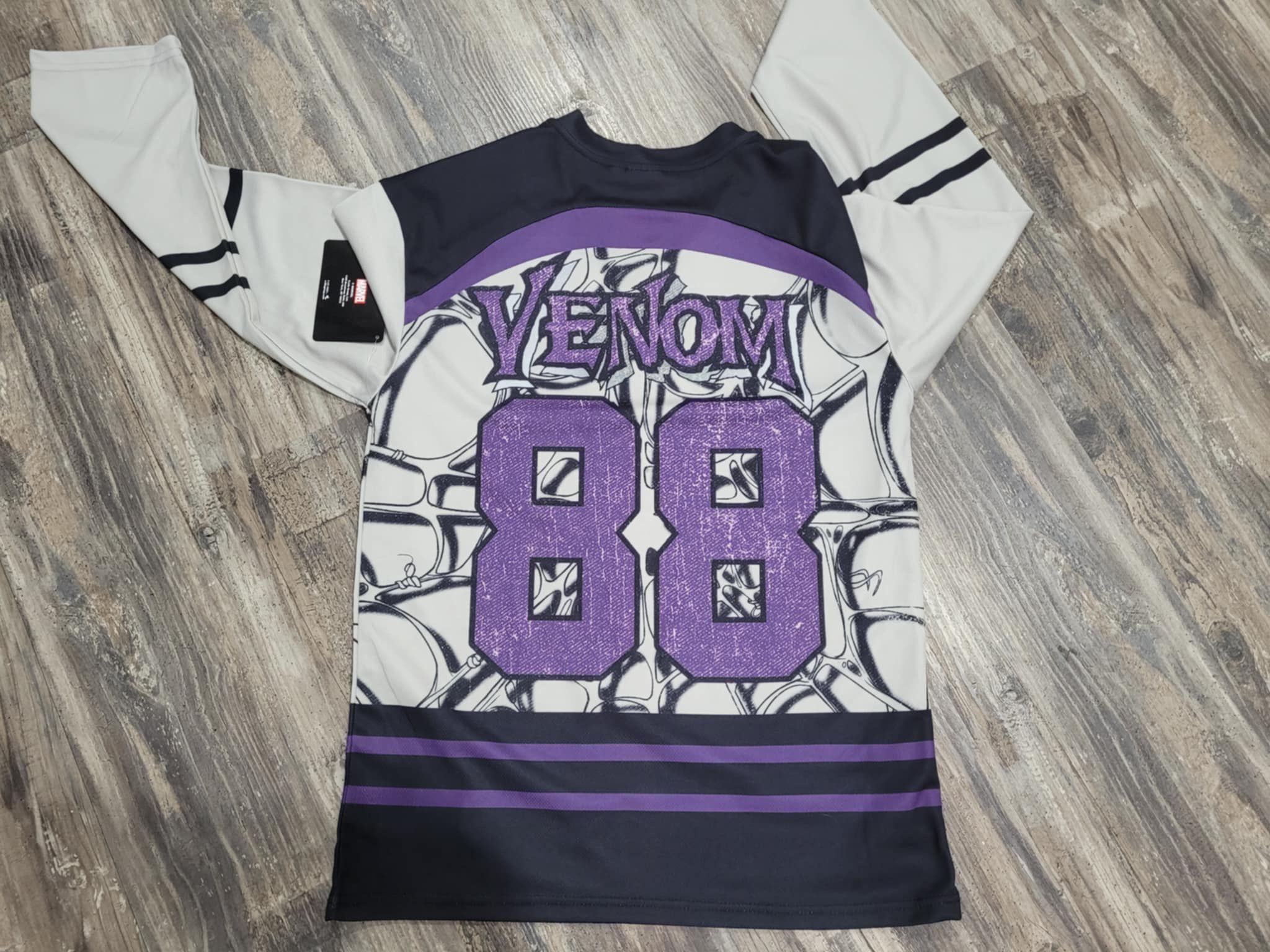 Marvel VENOM 88 Long Sleeve Jersey Shirt Adult XS - New - photo 2
