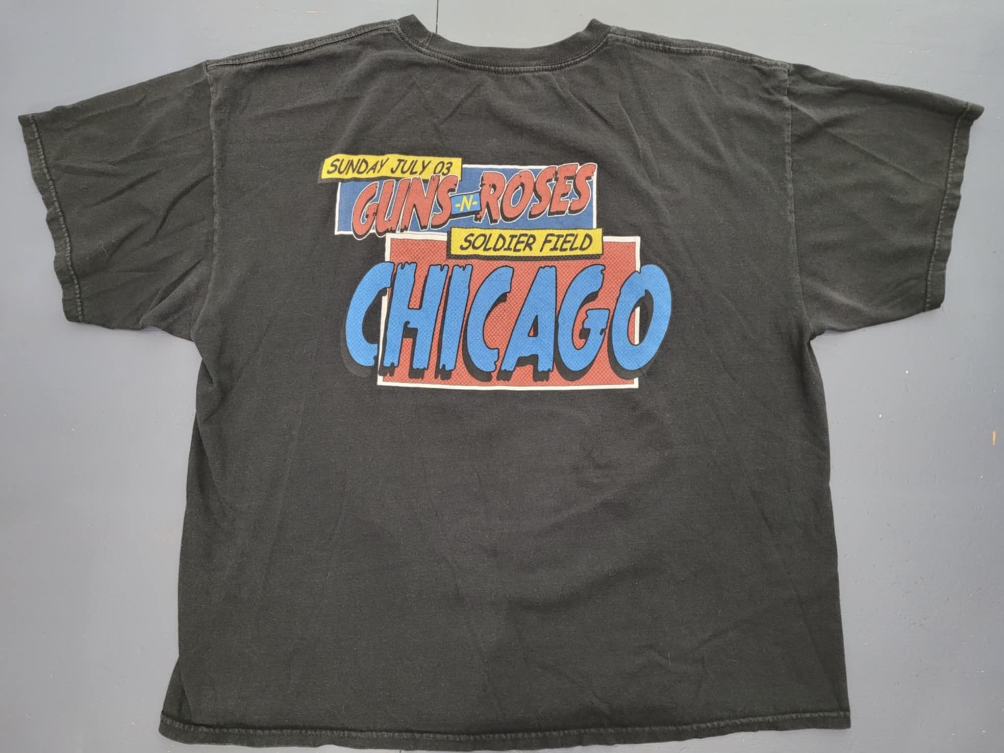 Vintage GNR Guns N Roses Concert Soldier Field Chicago XXL - photo 2