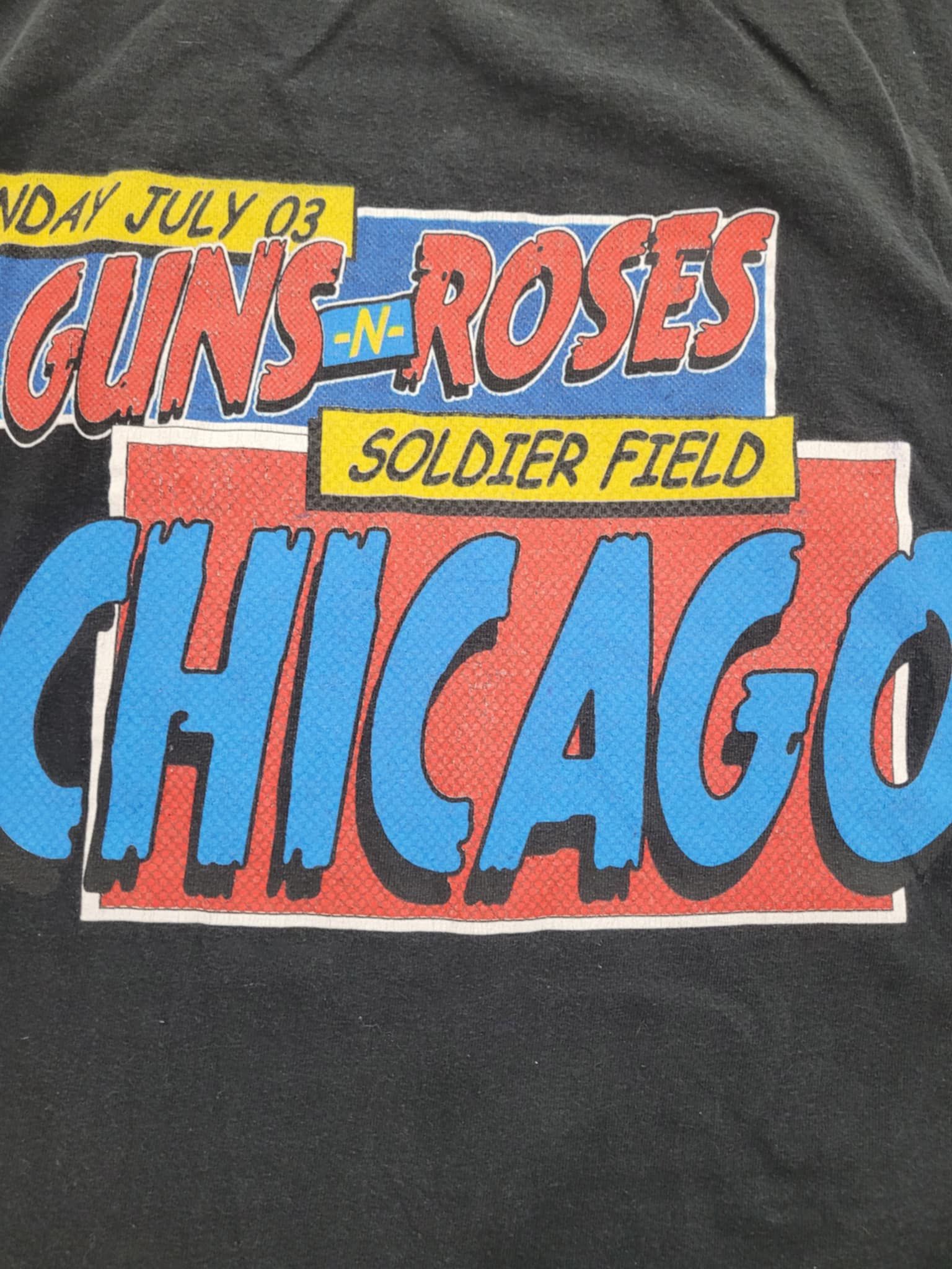 Vintage GNR Guns N Roses Concert Soldier Field Chicago XXL - photo 3