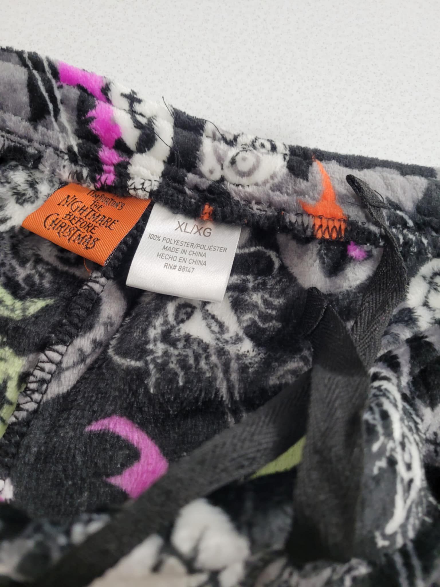 Disney Nightmare Before Christmas PJs XL - New - photo 2