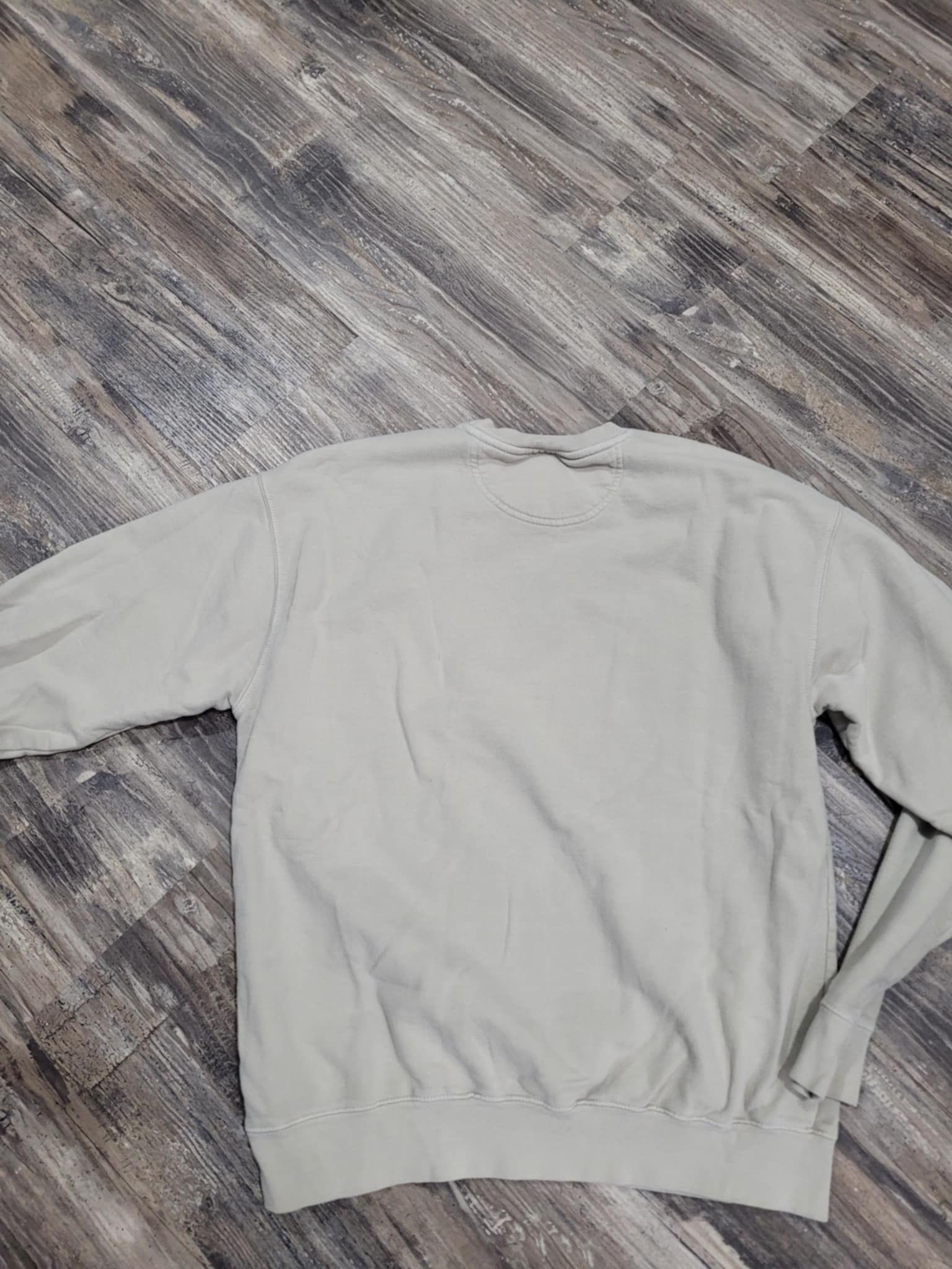 Vintage VW Bus Beige Tan Sweatshirt Adult Size Medium - photo 2