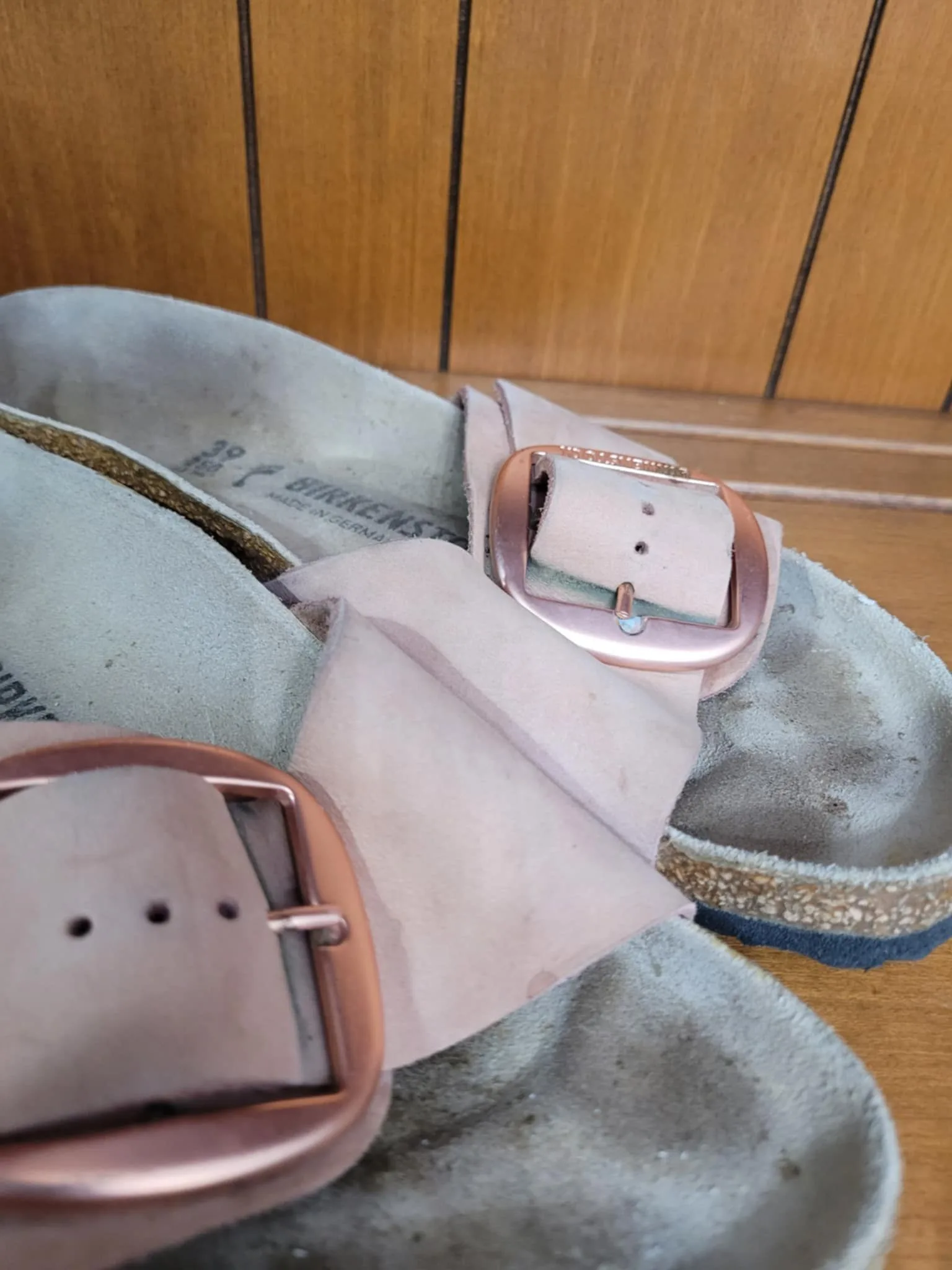 Birkenstock Sandals Womens 8 Mens 6 - Like New! image indicator(4)