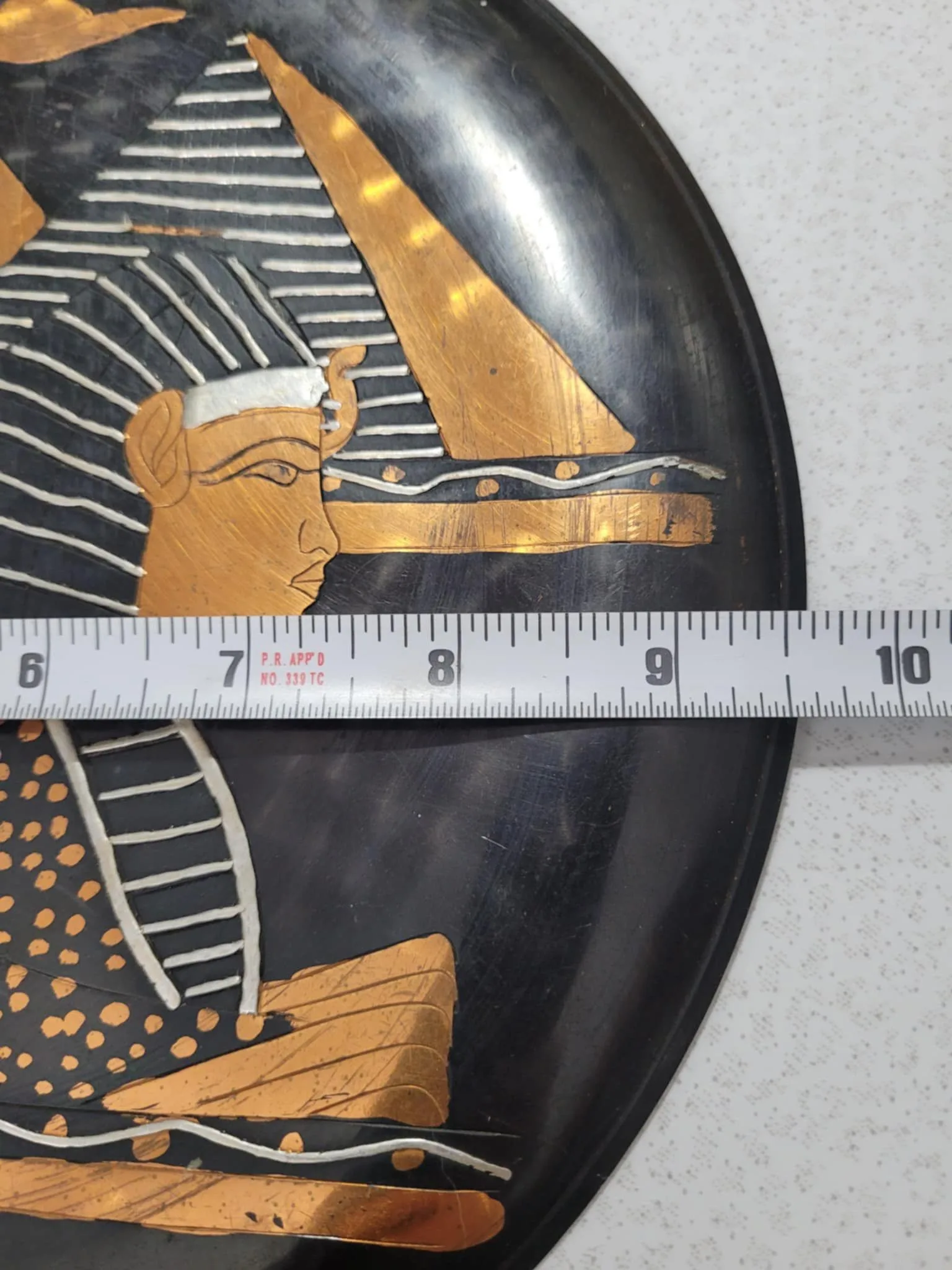 Egyptian Sphinx Pyramid Copper Plate image indicator(4)