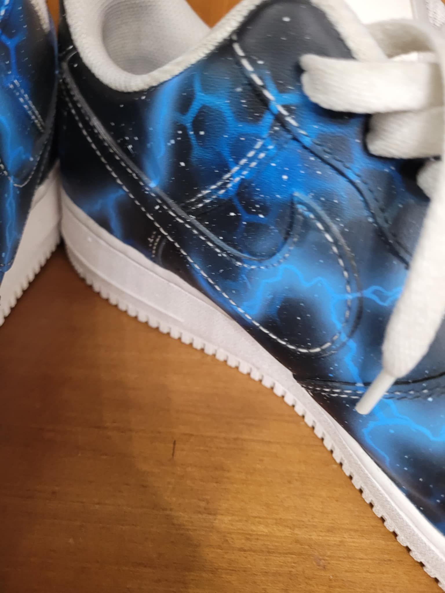 Custom Looney Tunes NIKE Air Force Ones Bugs Bunny Gym Shoes Men - photo 4