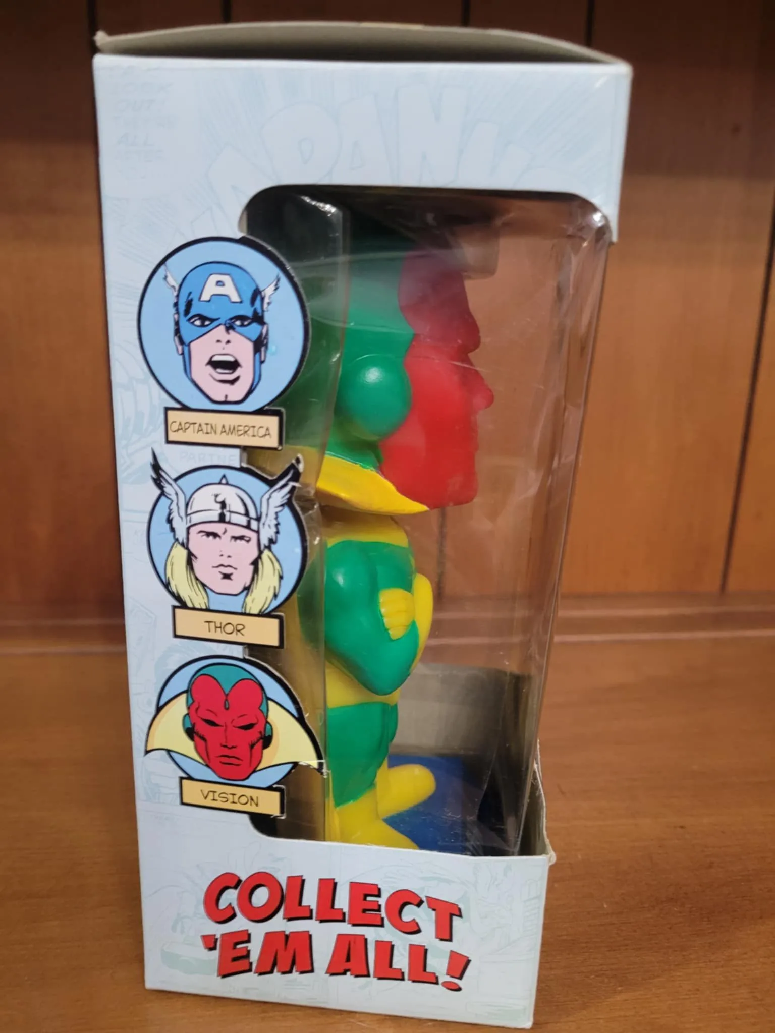 Vintage 2008 Funko Pop Marvel VISION Bobble Head - New!! image indicator(2)