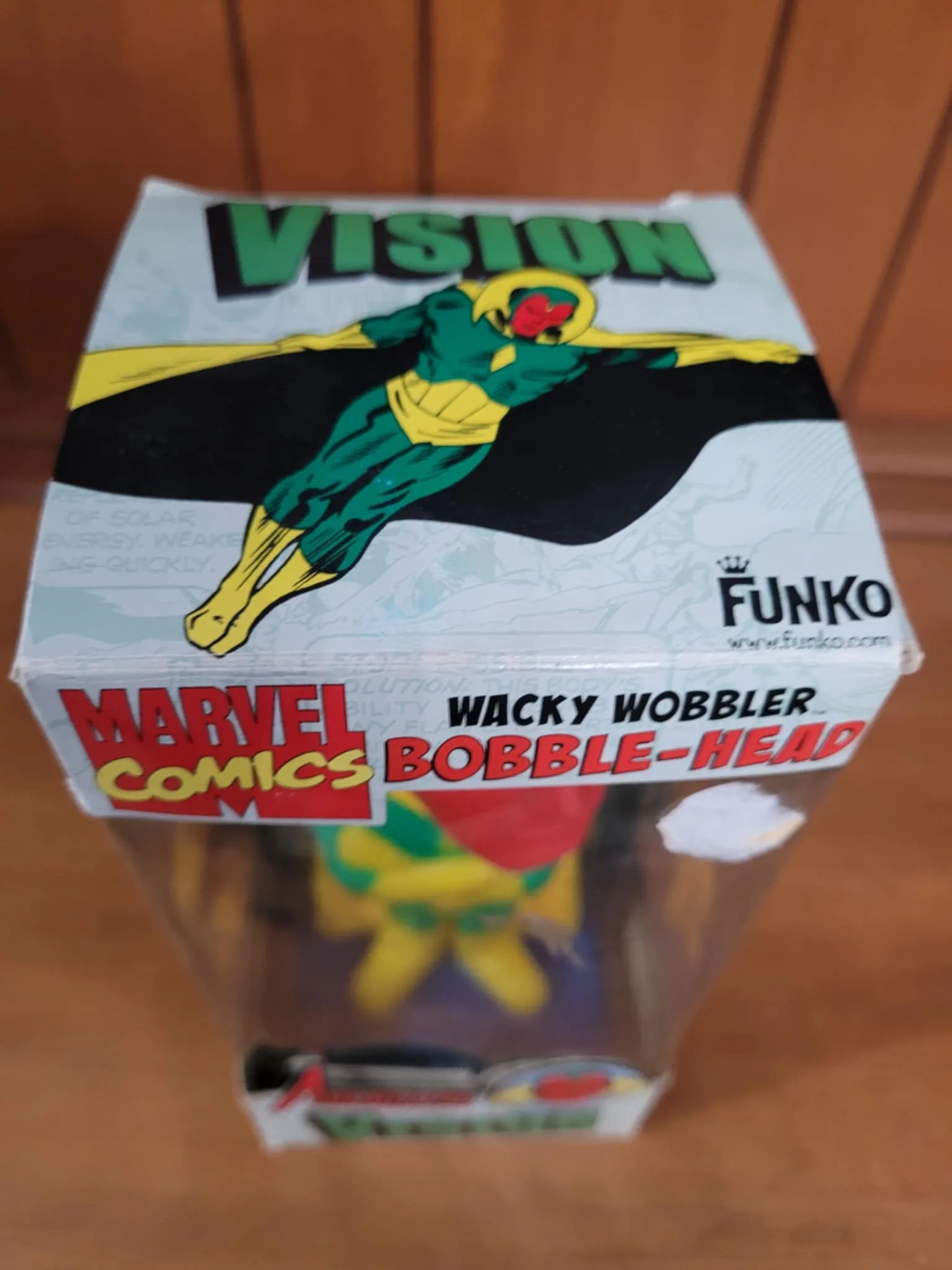 Vintage 2008 Funko Pop Marvel VISION Bobble Head - New!! image indicator(3)