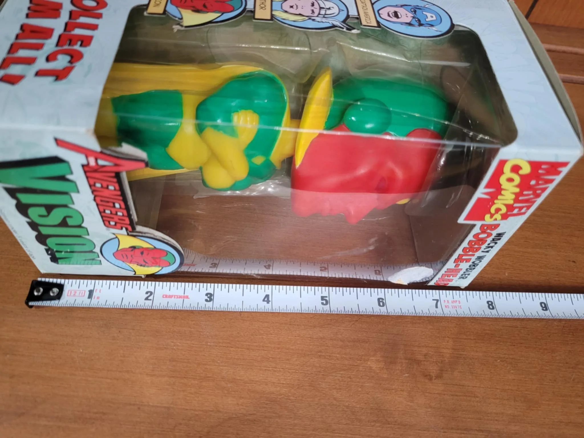 Vintage 2008 Funko Pop Marvel VISION Bobble Head - New!! image indicator(4)