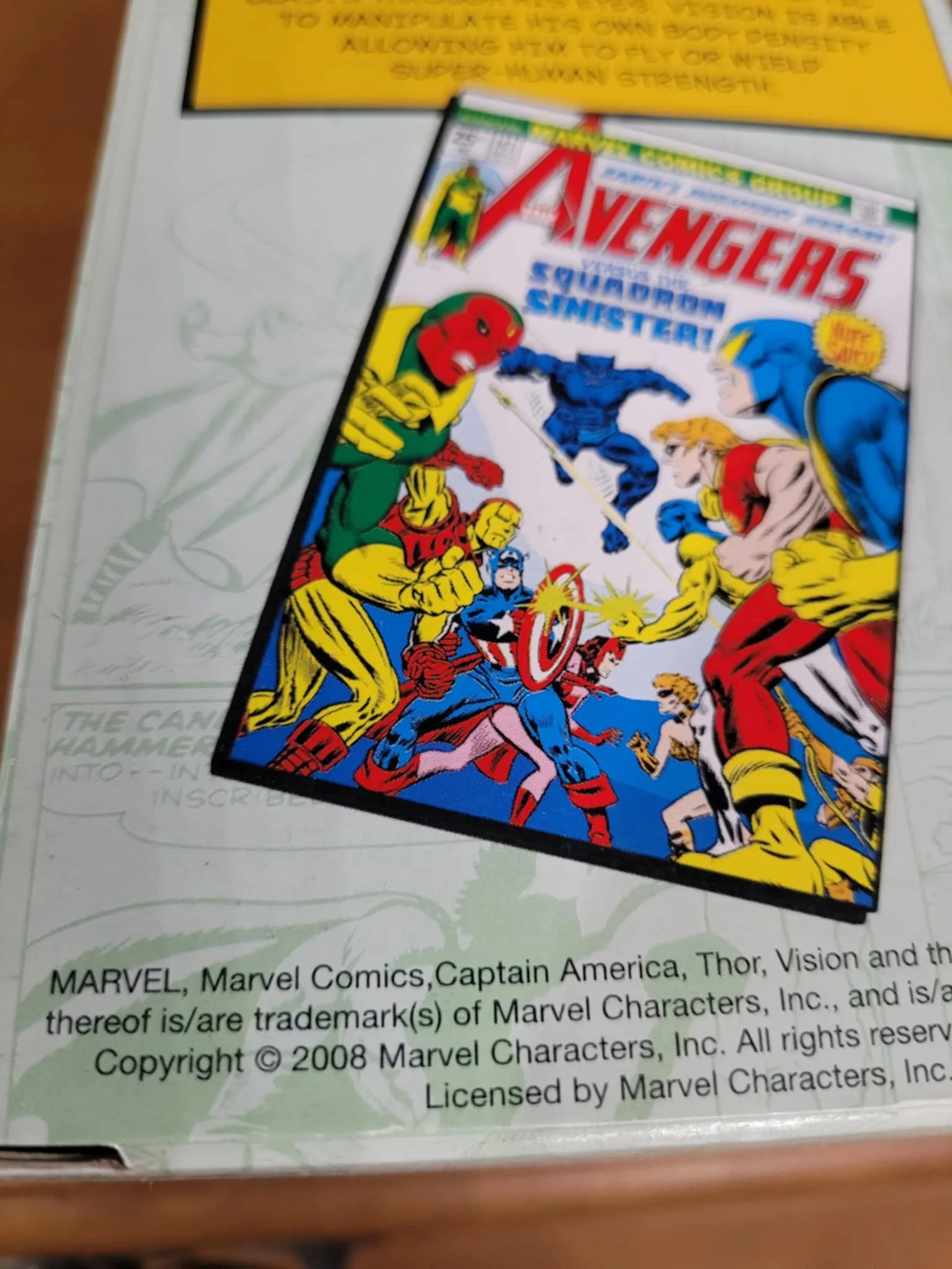 Vintage 2008 Funko Pop Marvel VISION Bobble Head - New!! image indicator(6)