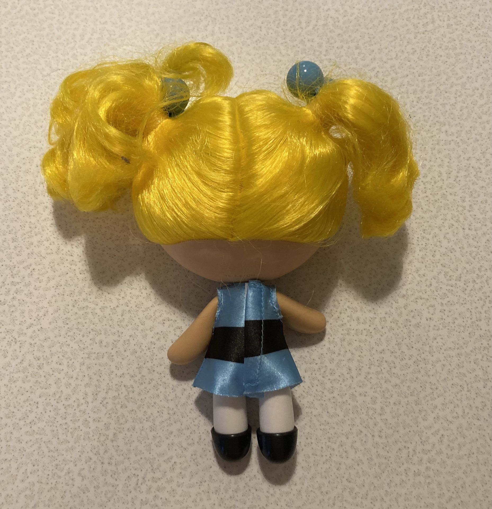 Vintage PowerPuff Girls BUBBLES 6.5 Inch Action Figure Doll Toy! - photo 2
