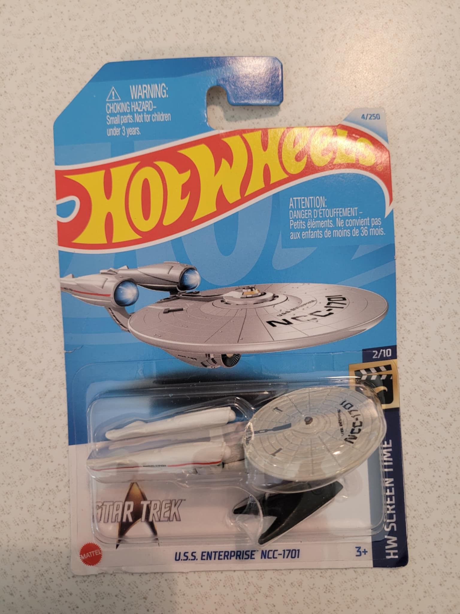Hot Wheels Star Trek U.S.S Enterprise NCC-1701 - New!