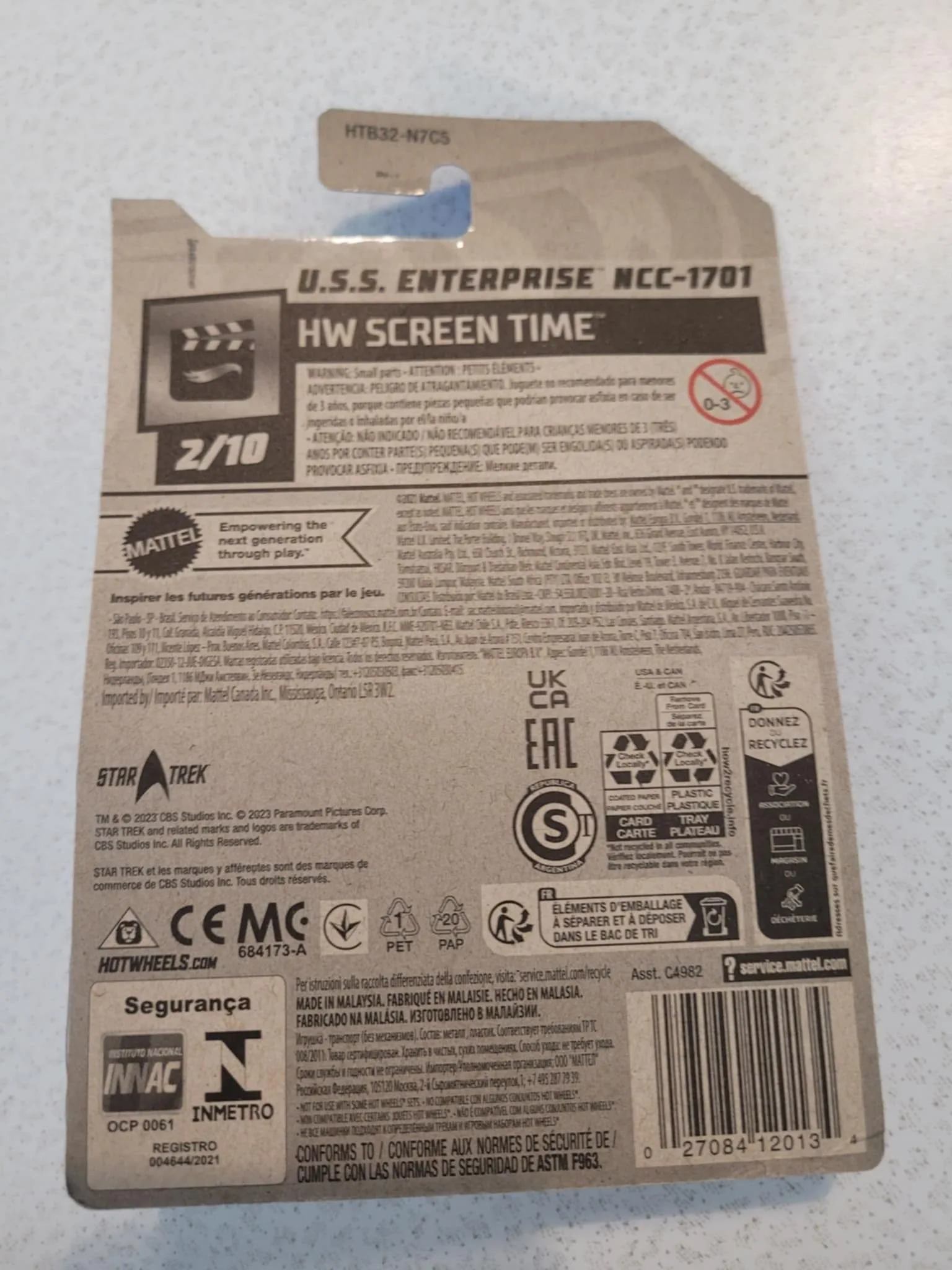 Hot Wheels Star Trek U.S.S Enterprise NCC-1701 - New! image indicator(2)