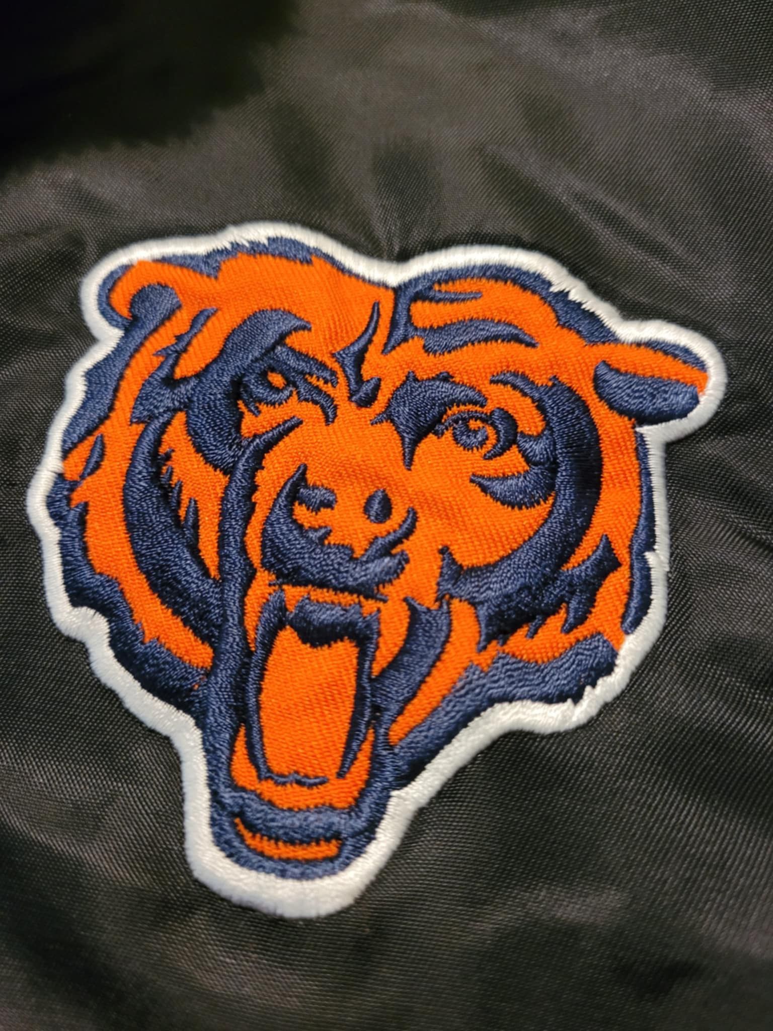 NFL Bears Hooded Bomber Jacket Adult Size Small - photo 3