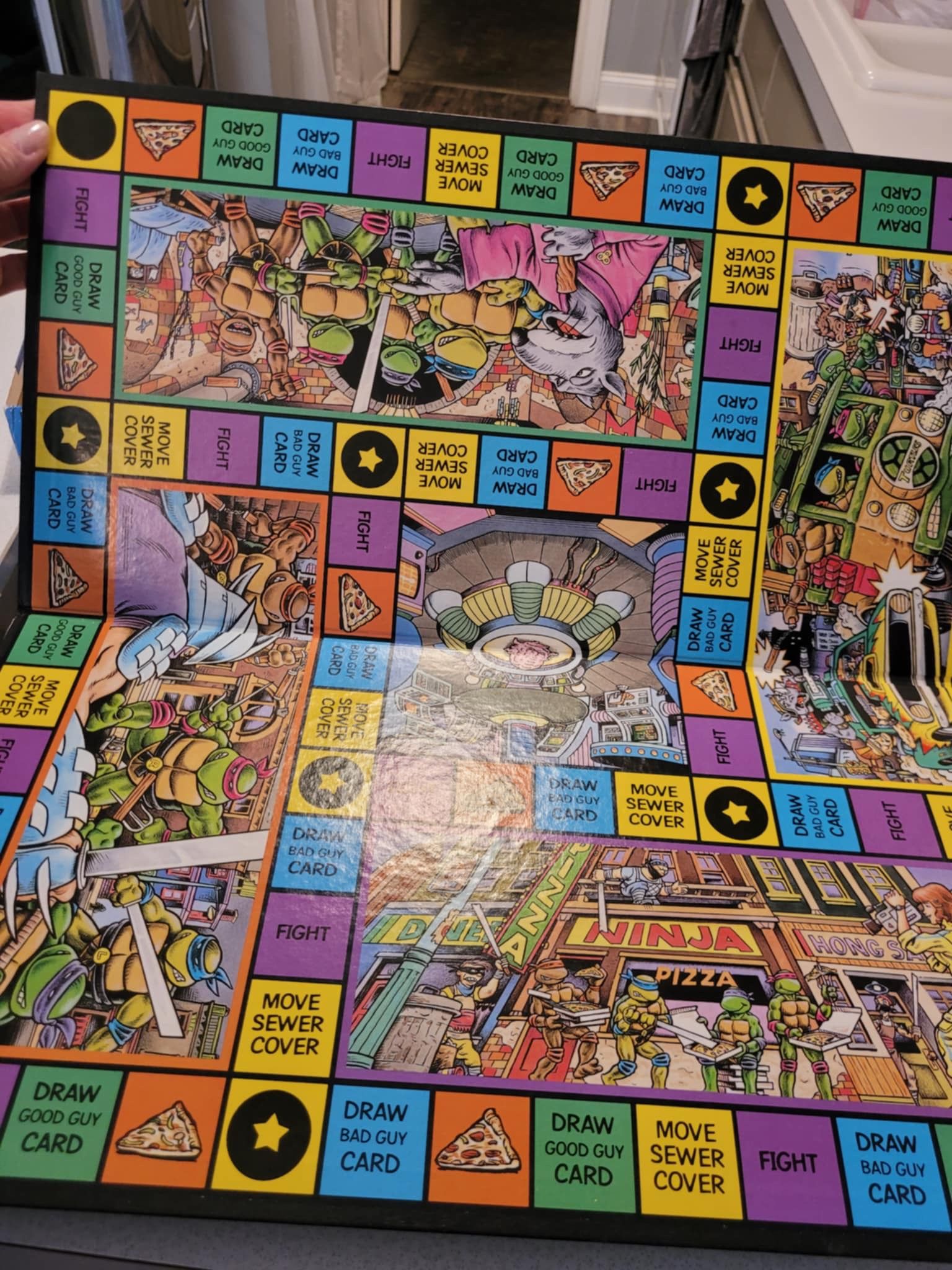 Vintage TMNT Pizza Power Board Game - Rare!! - photo 2