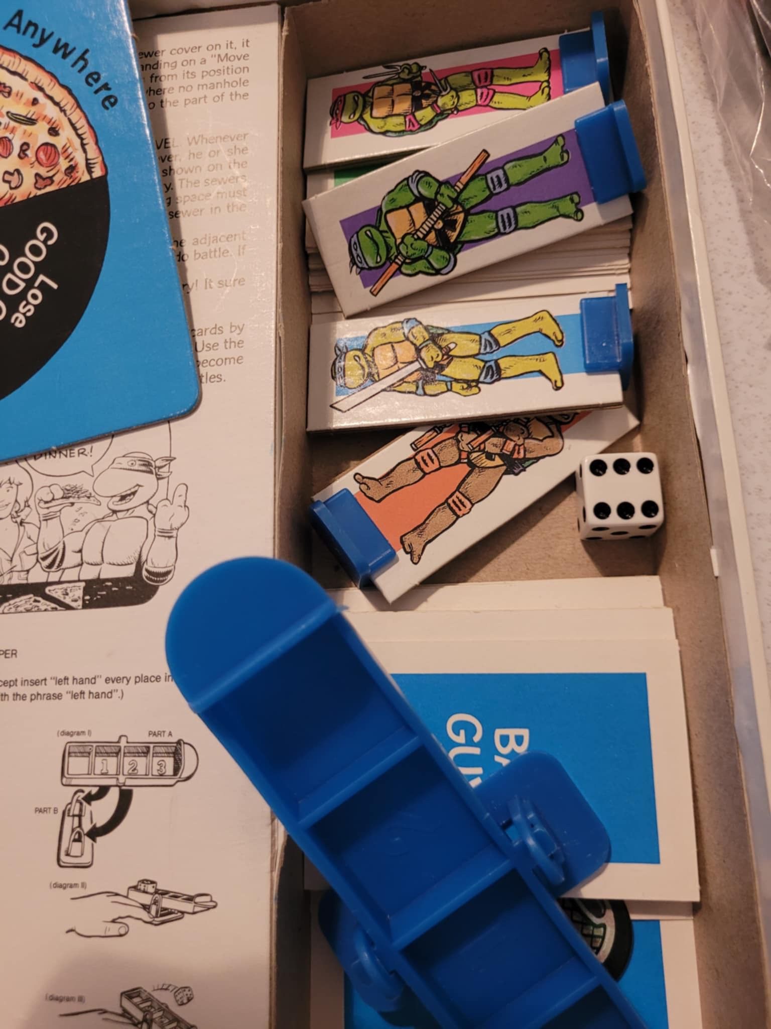 Vintage TMNT Pizza Power Board Game - Rare!! - photo 3