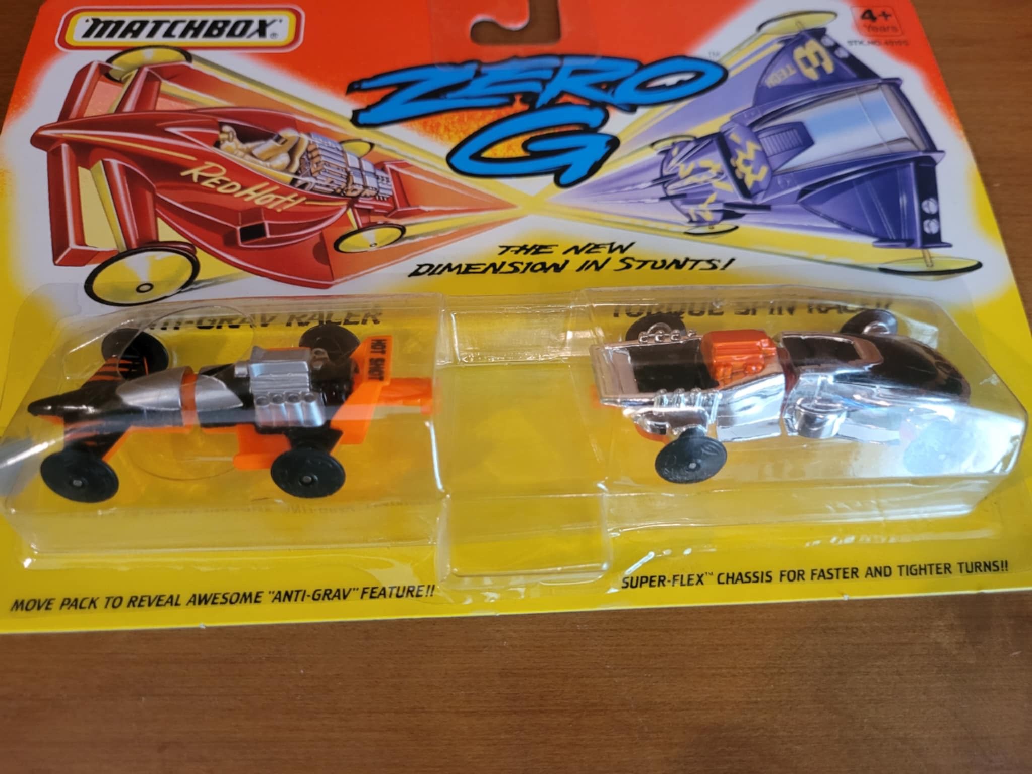Vintage 1994 Matchbox Zero G Diecast Metal Toy Cars - New In Pac - photo 3