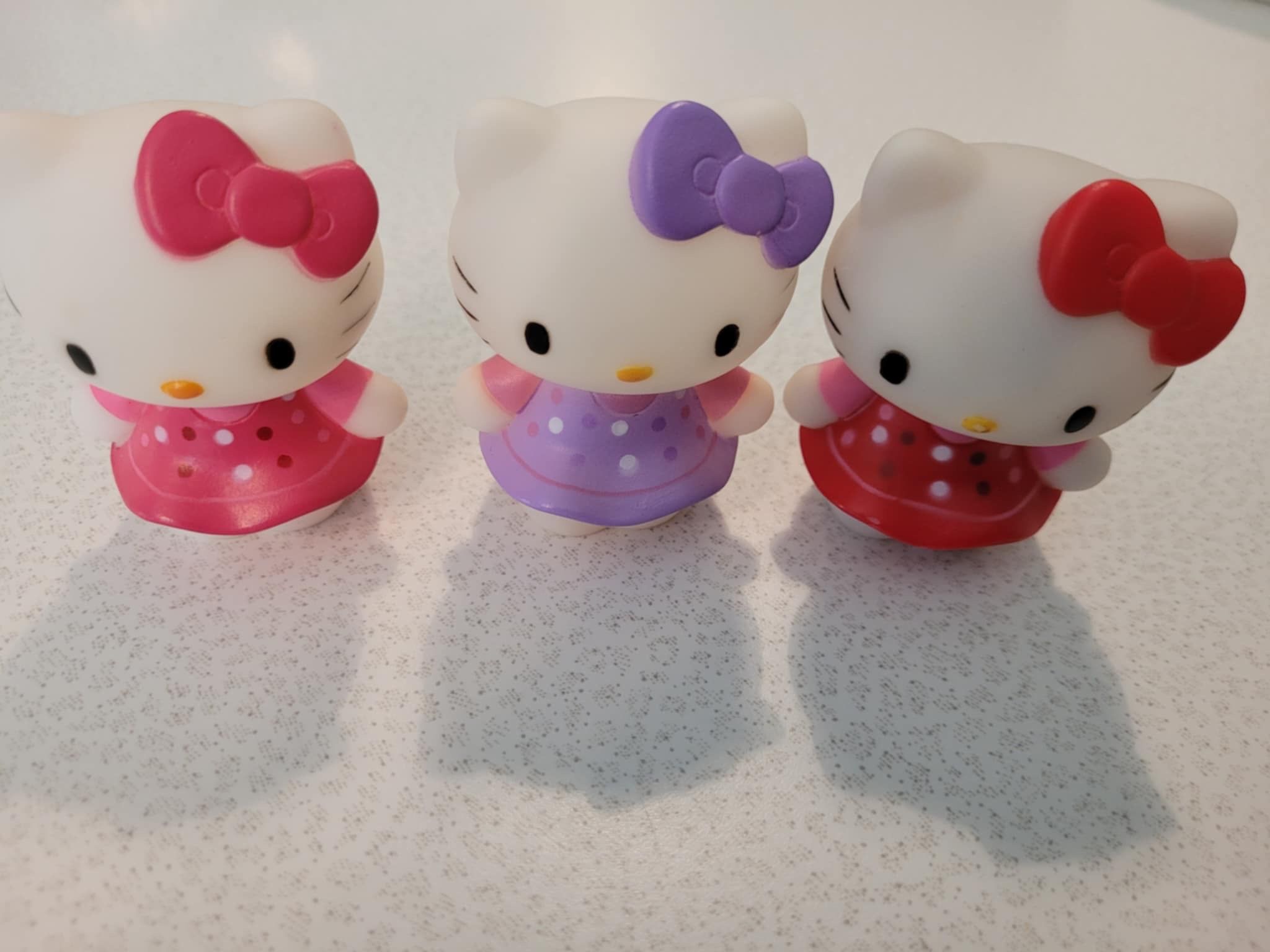 Vintage Lot Of 3 Sanrio Hello Kitty Squishy Toys