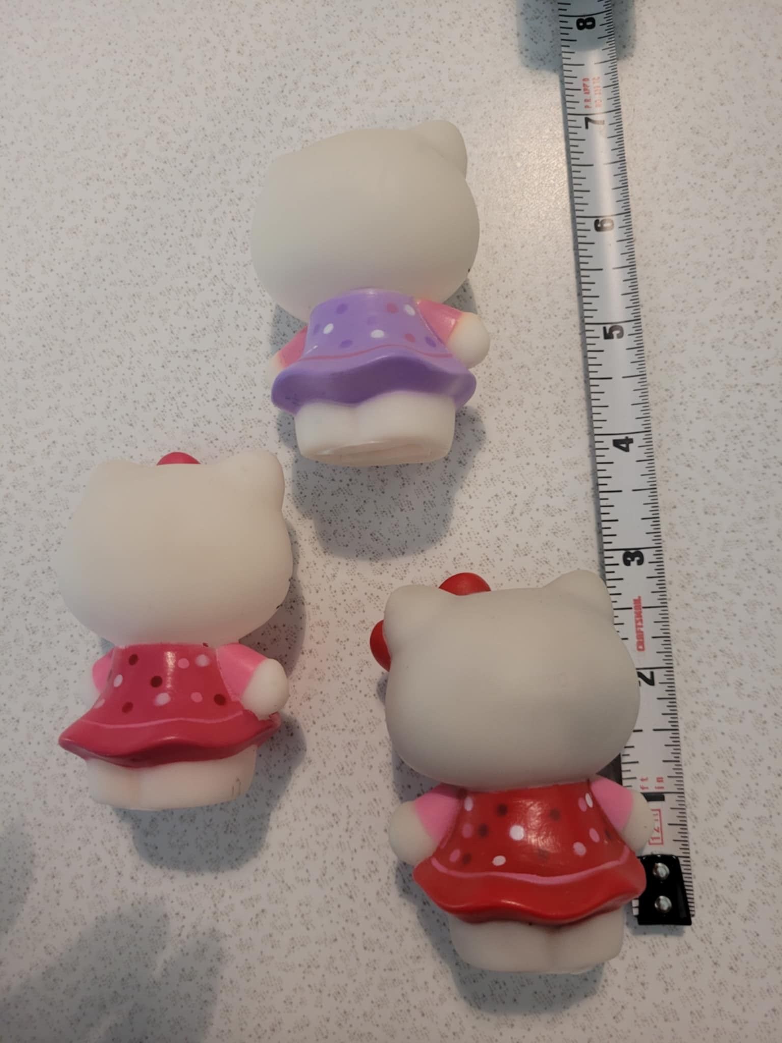 Vintage Lot Of 3 Sanrio Hello Kitty Squishy Toys - photo 5