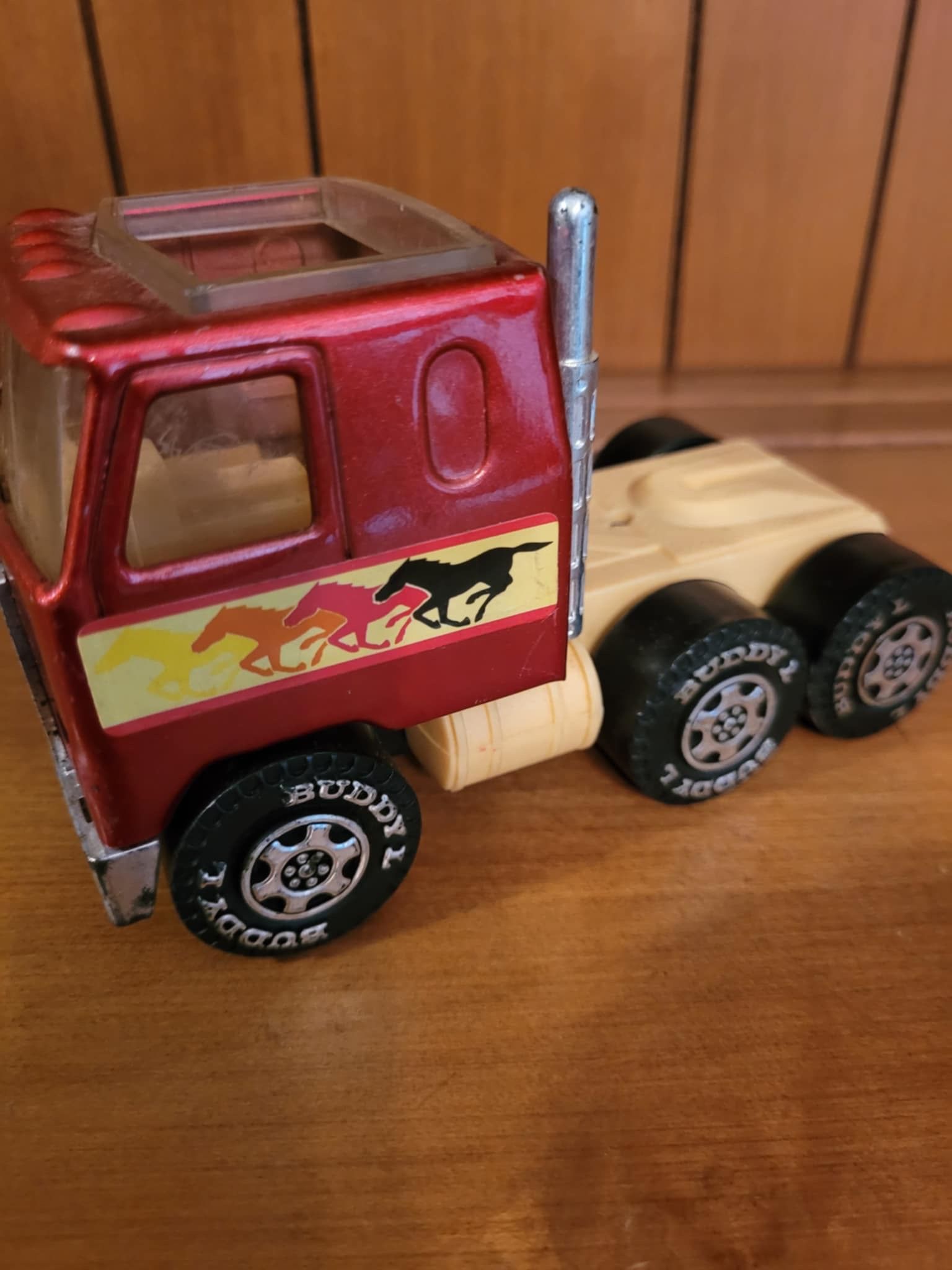 Vintage 1980’s Buddy L Red Mack Semi Truck
