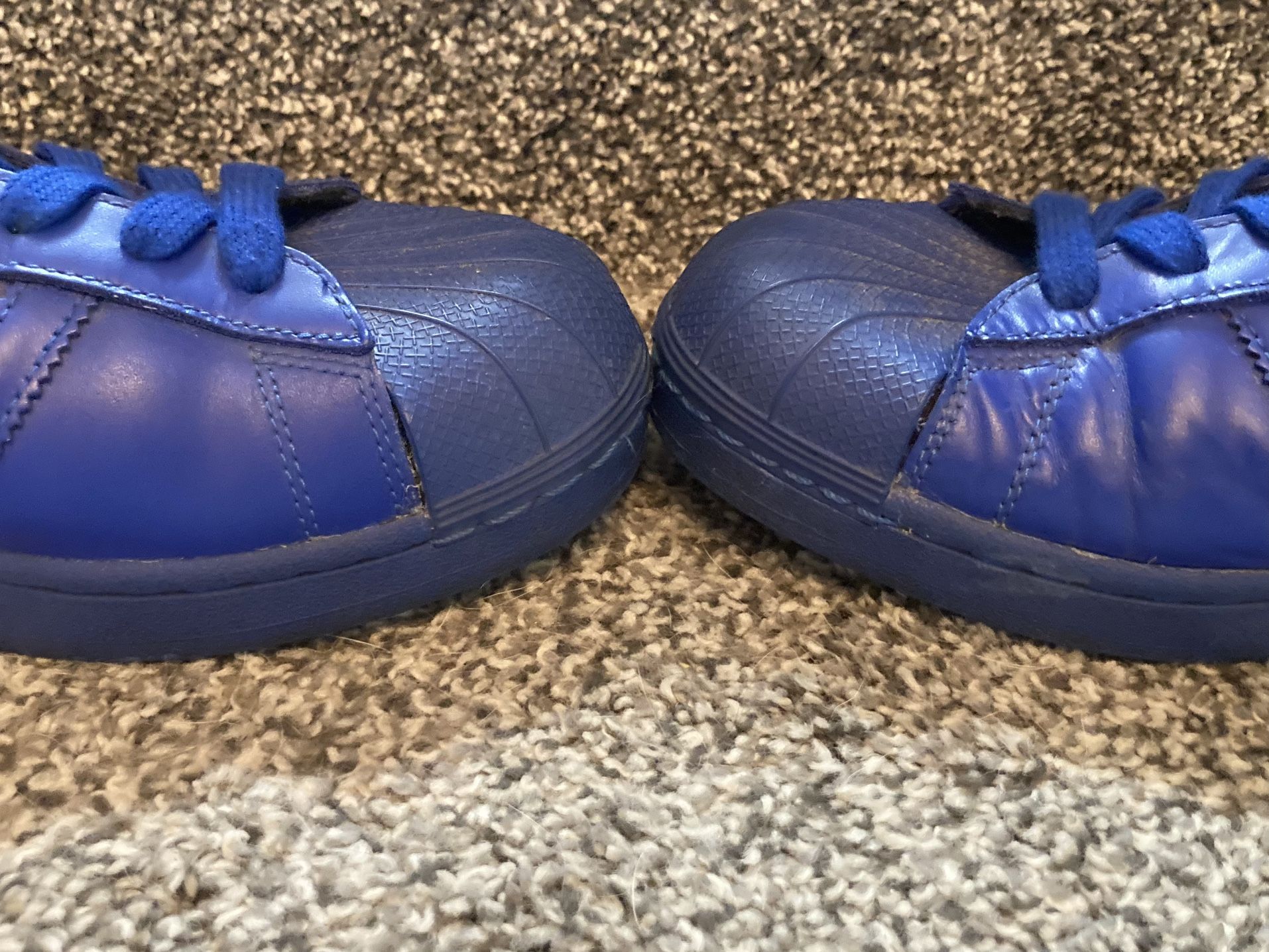 Vintage ADIDAS Supercolor Electric Blue Shoes Mens 11.5 - photo 3