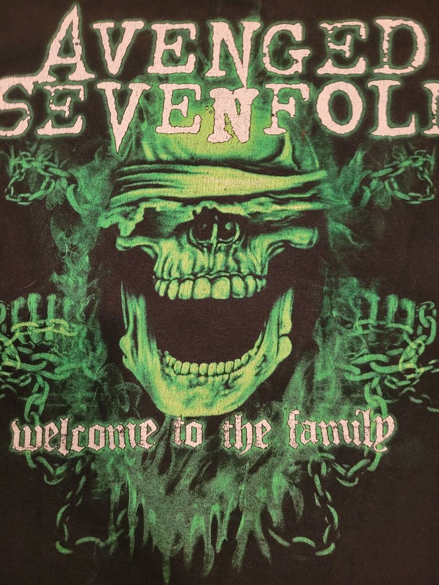 Avenge Sevenfold 2011 Concert Tour Shirt - Size L - photo 4