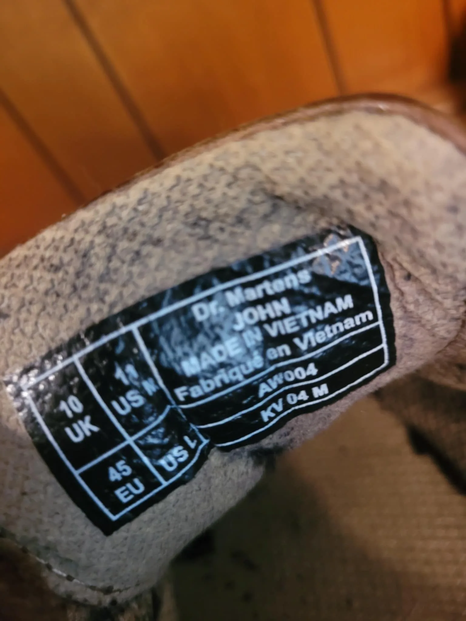 Vintage Doc Martens Brown Leather Low Top Boots Mens Shoes Size image indicator(6)