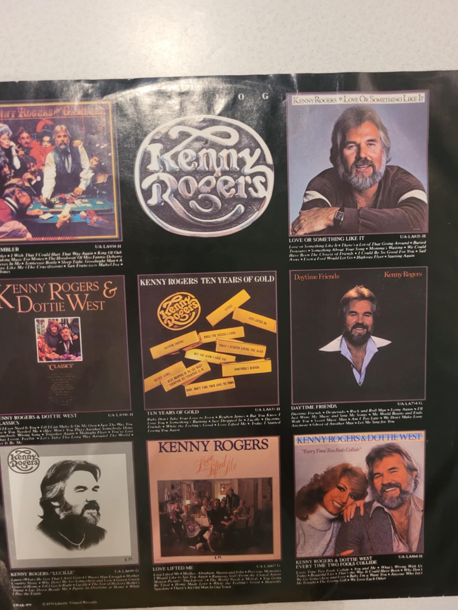 Vintage 1979 KENNY ROGERS Vinyl Record With Cover And Sleeve - photo 2