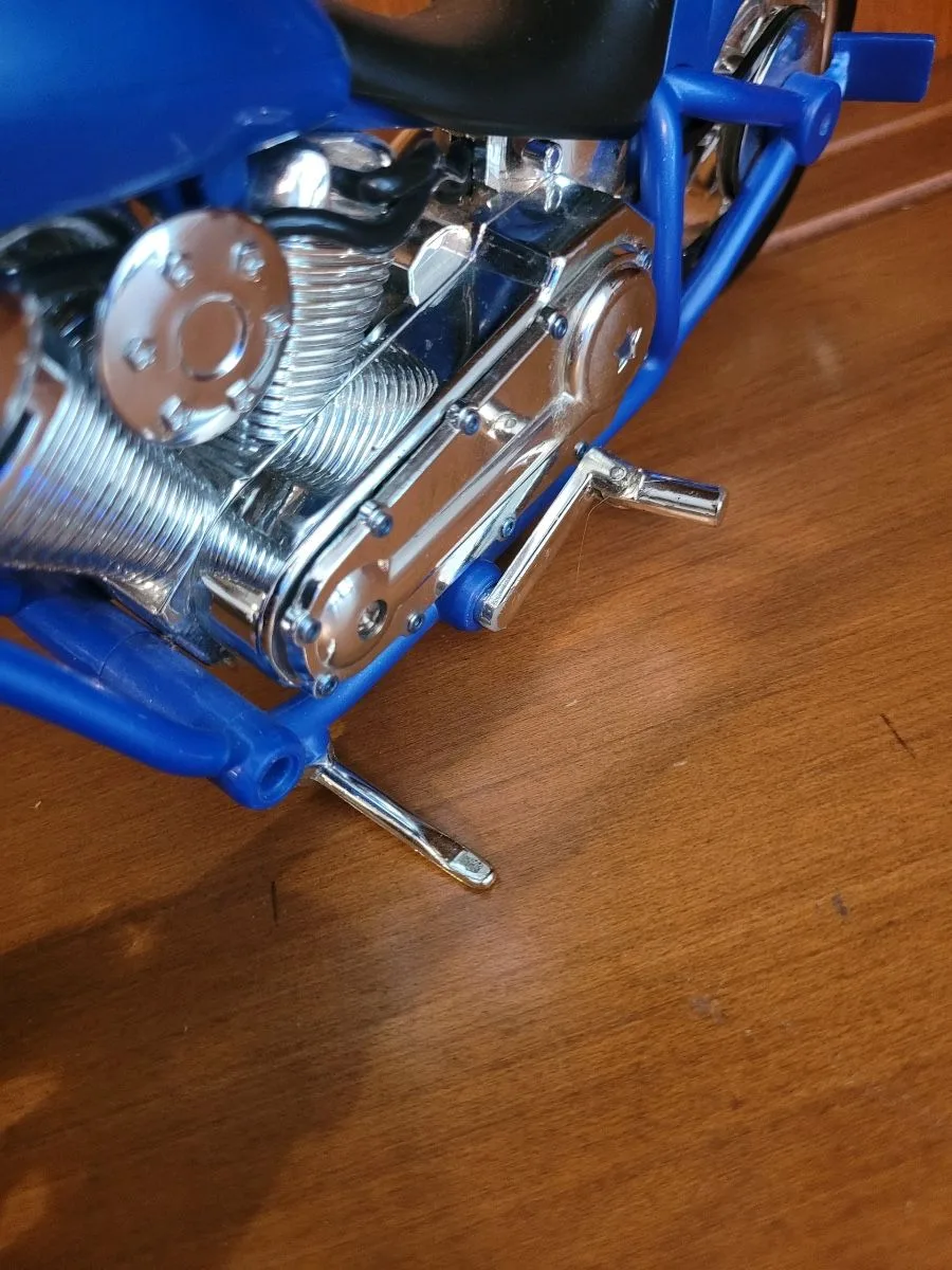 Vintage BRATZ Dolls Blue Motorcycle Chopper Bike Toy - Rare! image indicator(6)