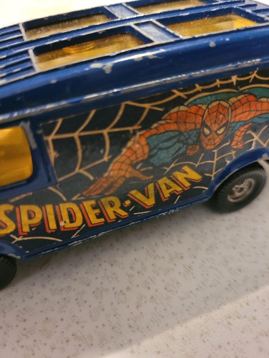 Vintage Marvel Comics 1970’s Spiderman Corgi Van Toy!! - photo 4