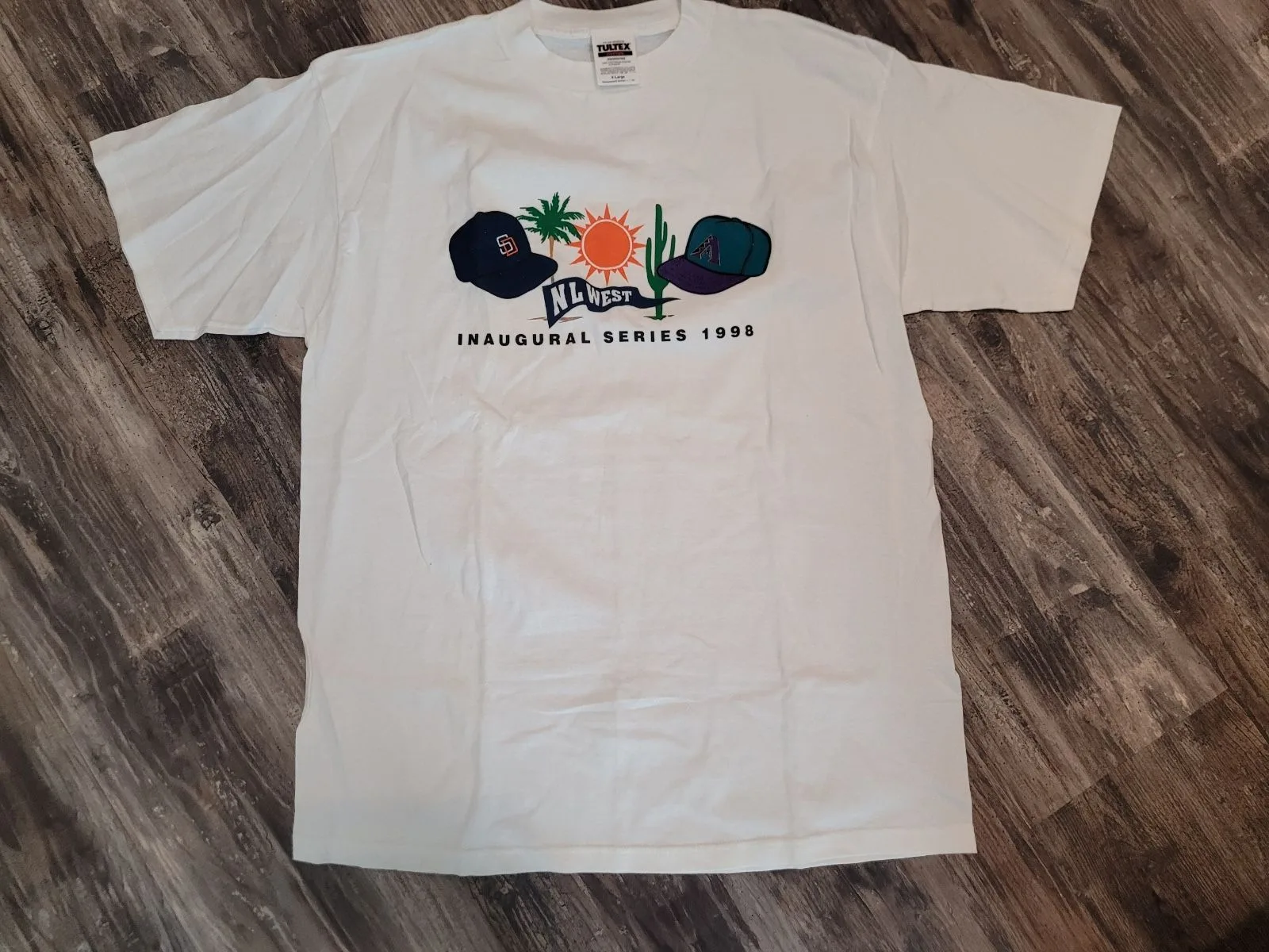 Vintage MLB 1998 Inaugural Season Arizona Diamondbacks Vs San Di thumbnail