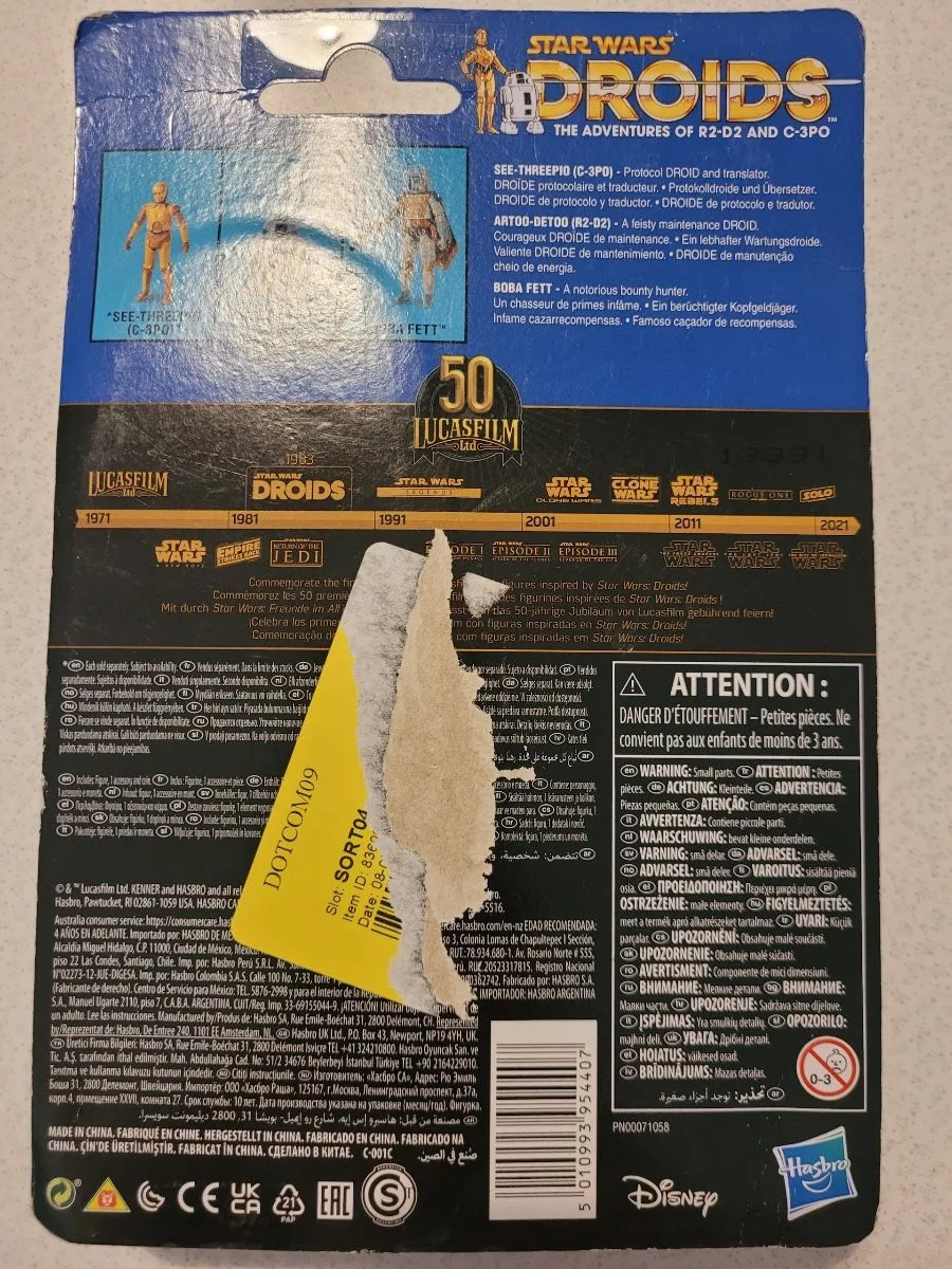 Vintage Disney Star Wars DROIDS R2D2 Action Figure Toy & Coin image indicator(2)