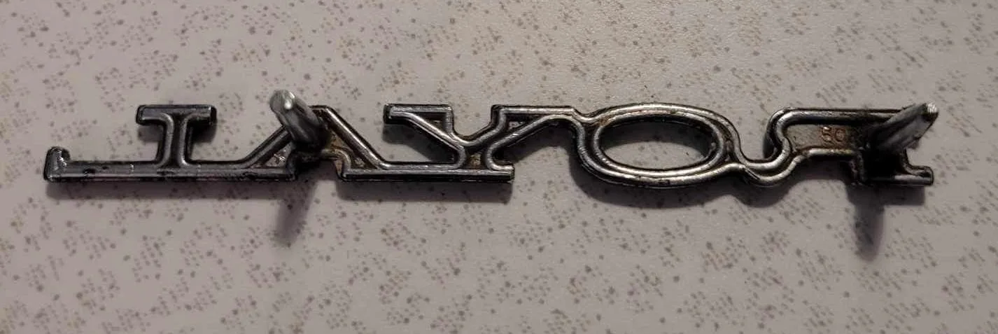 Vintage O.E Ford Toyota Buick ROYAL Car Metal Emblem Logo Badge image indicator(2)