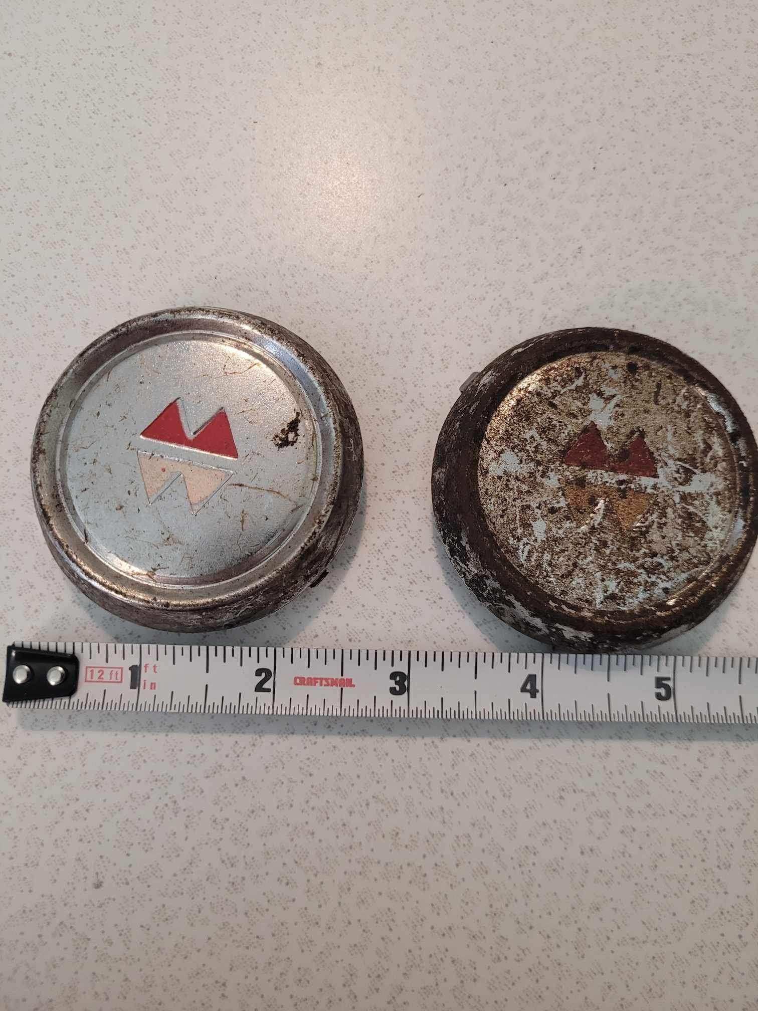 Vintage 1950’s Montgomery Wards Wagon Hub Caps - Rare!! - photo 4