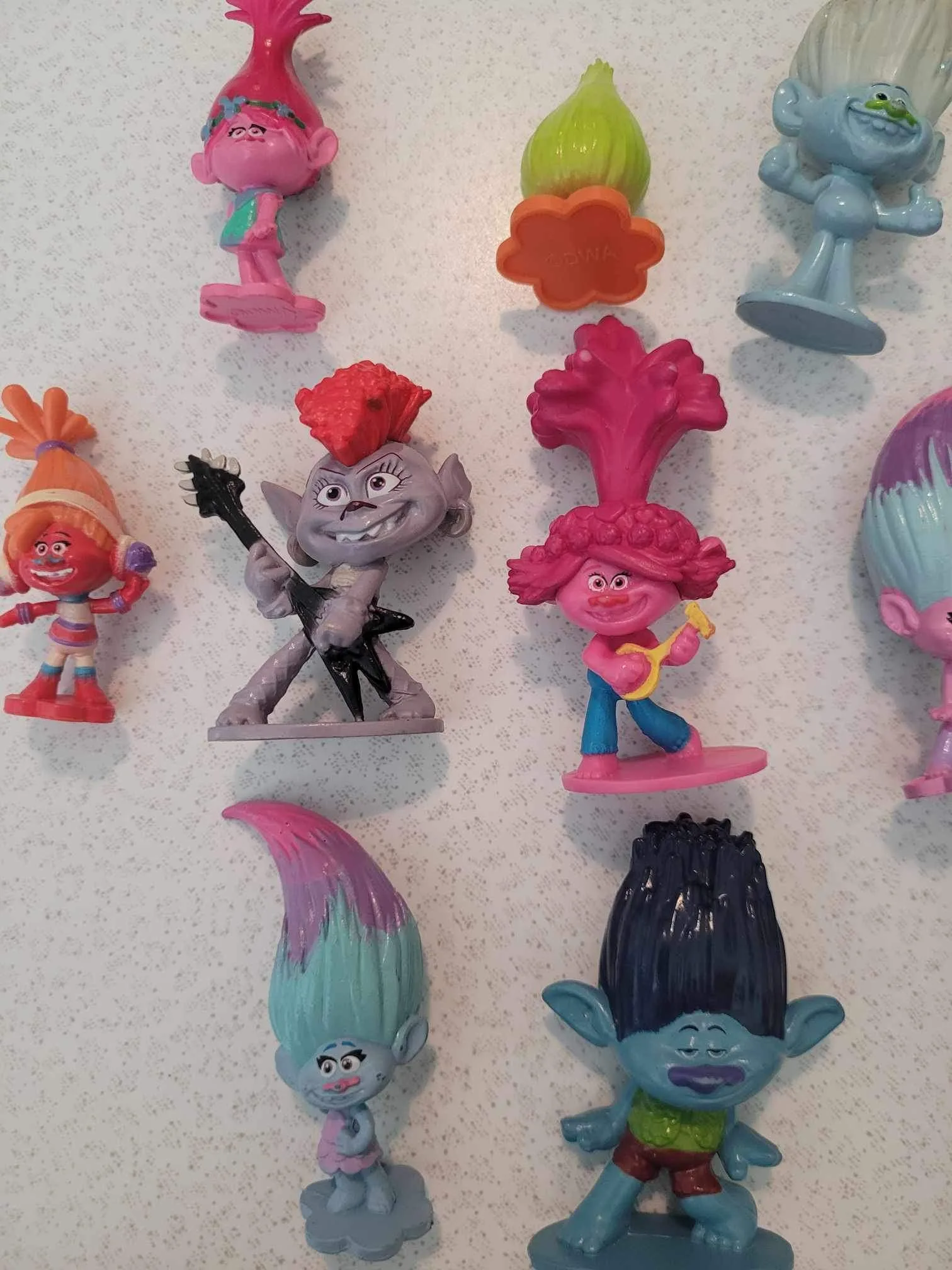 Lot Of 11 Hasbro TROLL Figurine Doll Toys Cake Toppers image indicator(2)