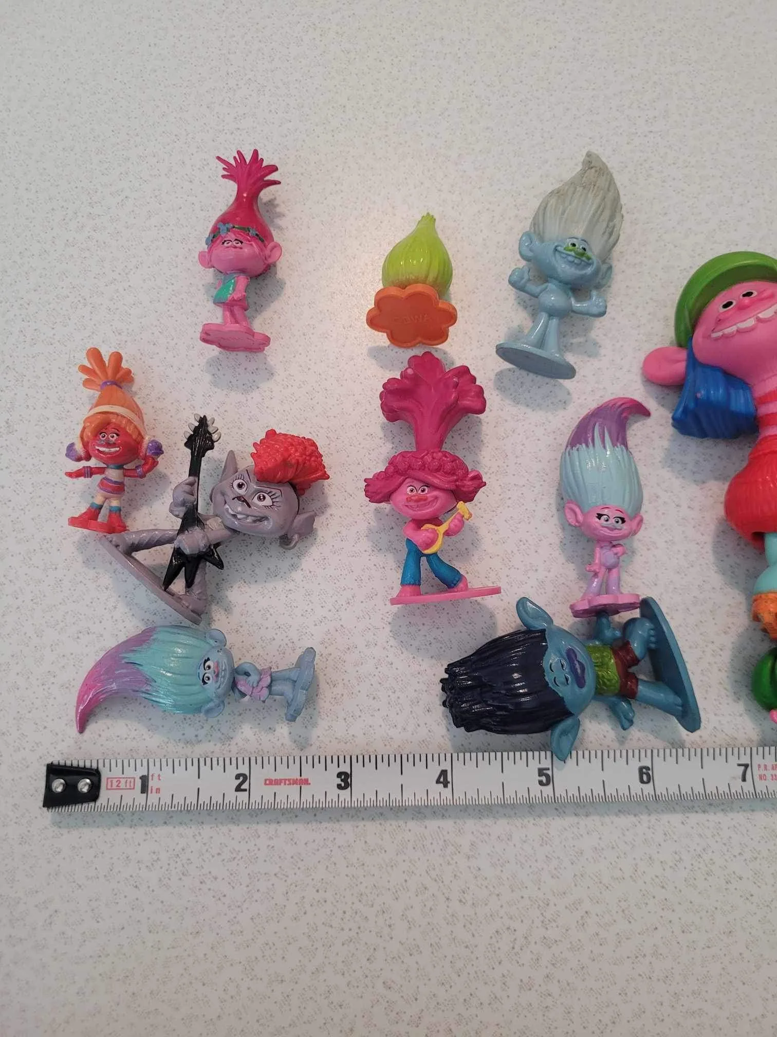Lot Of 11 Hasbro TROLL Figurine Doll Toys Cake Toppers image indicator(4)