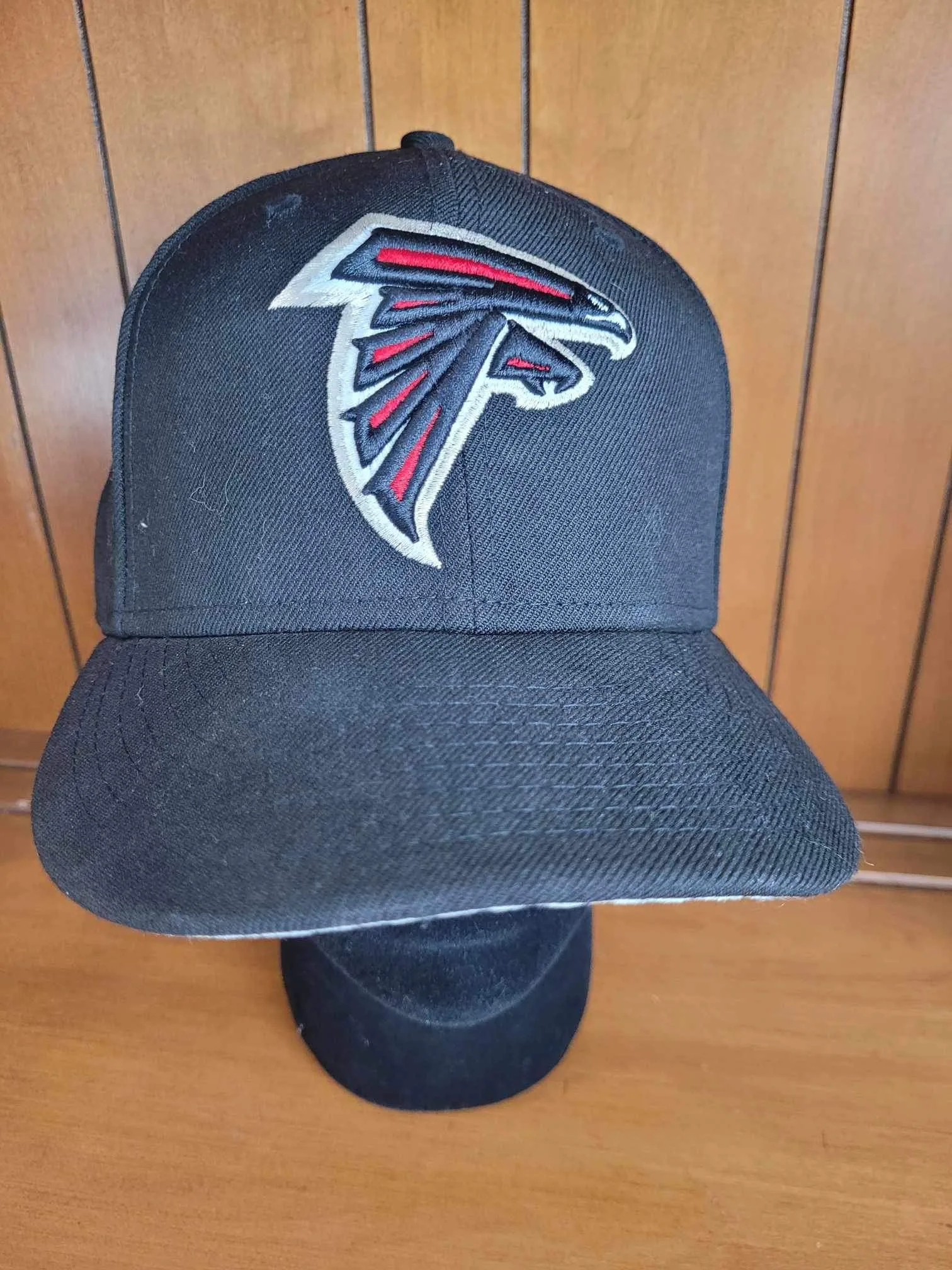 New Era NFL Atlanta Falcons Football Logo 7 1/4 Fitted Hat Cap thumbnail