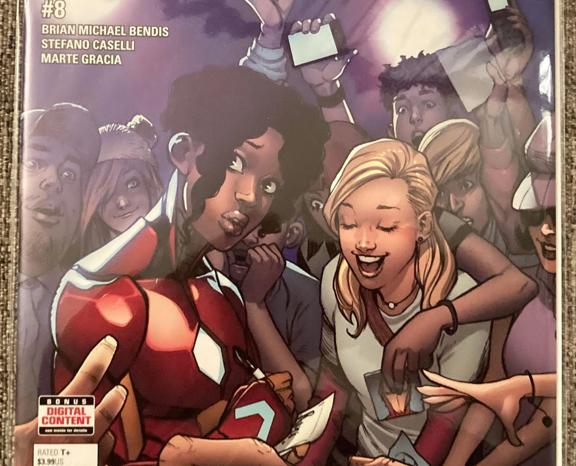 Marvel Comics Invincible Ironman issue #8 Comic Book Ironheart f image indicator(5)