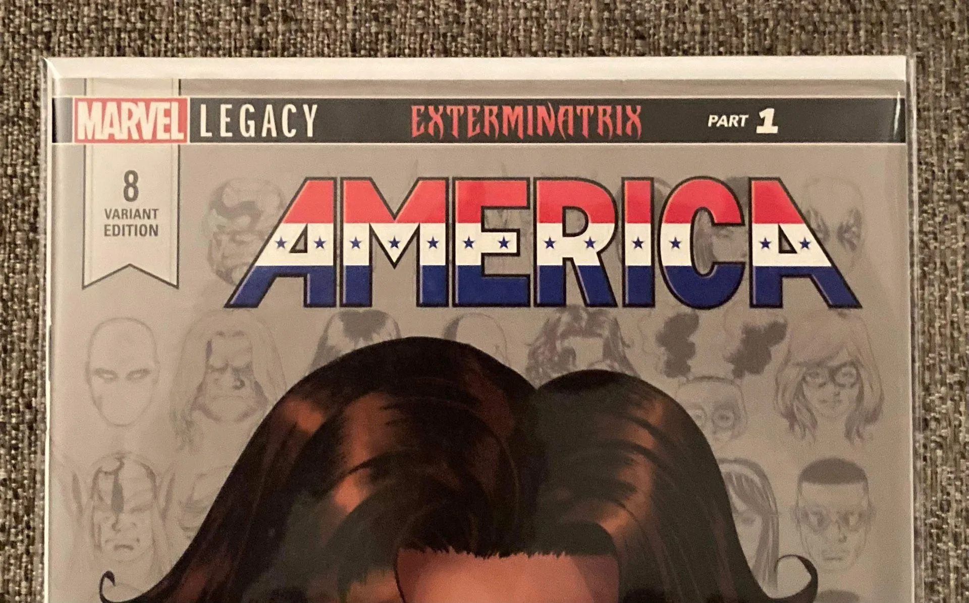 Marvel Comics AMERICA issue #8 Variant Cover Comic Book key Firs image indicator(4)