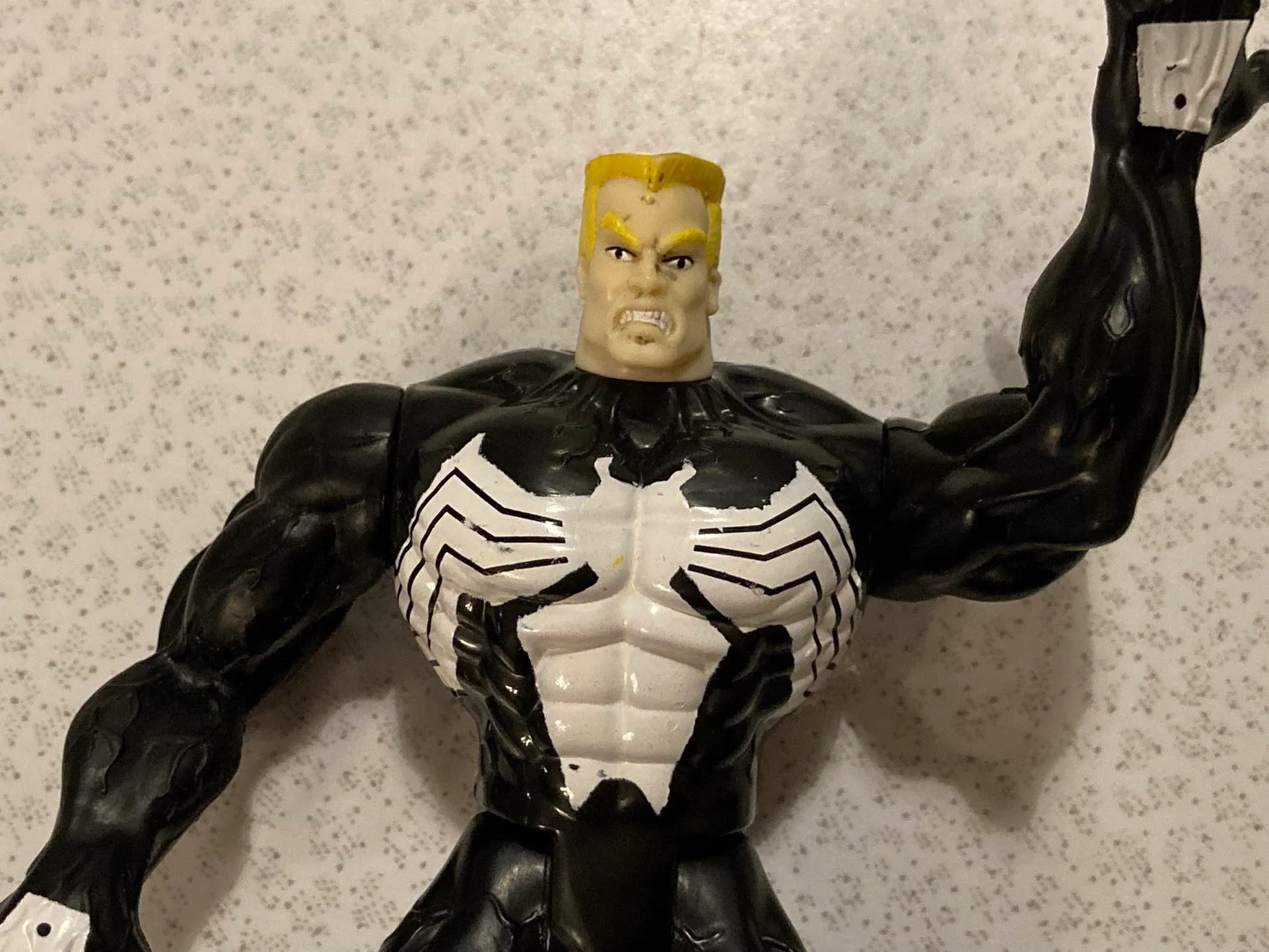 Vintage 1995 Toy Biz Marvel Comics Spider-Man VENOM image indicator(3)
