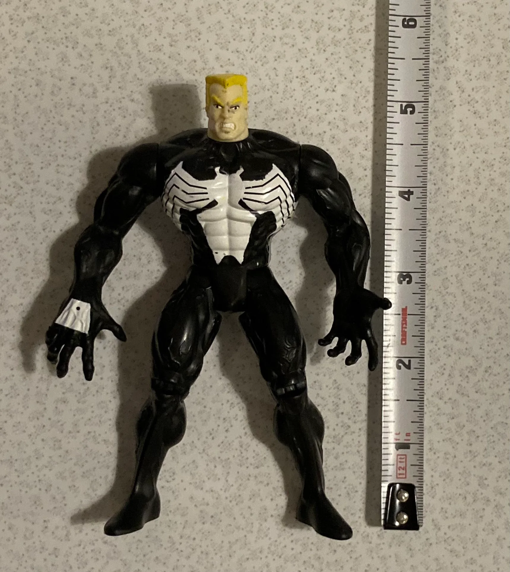 Vintage 1995 Toy Biz Marvel Comics Spider-Man VENOM image indicator(6)