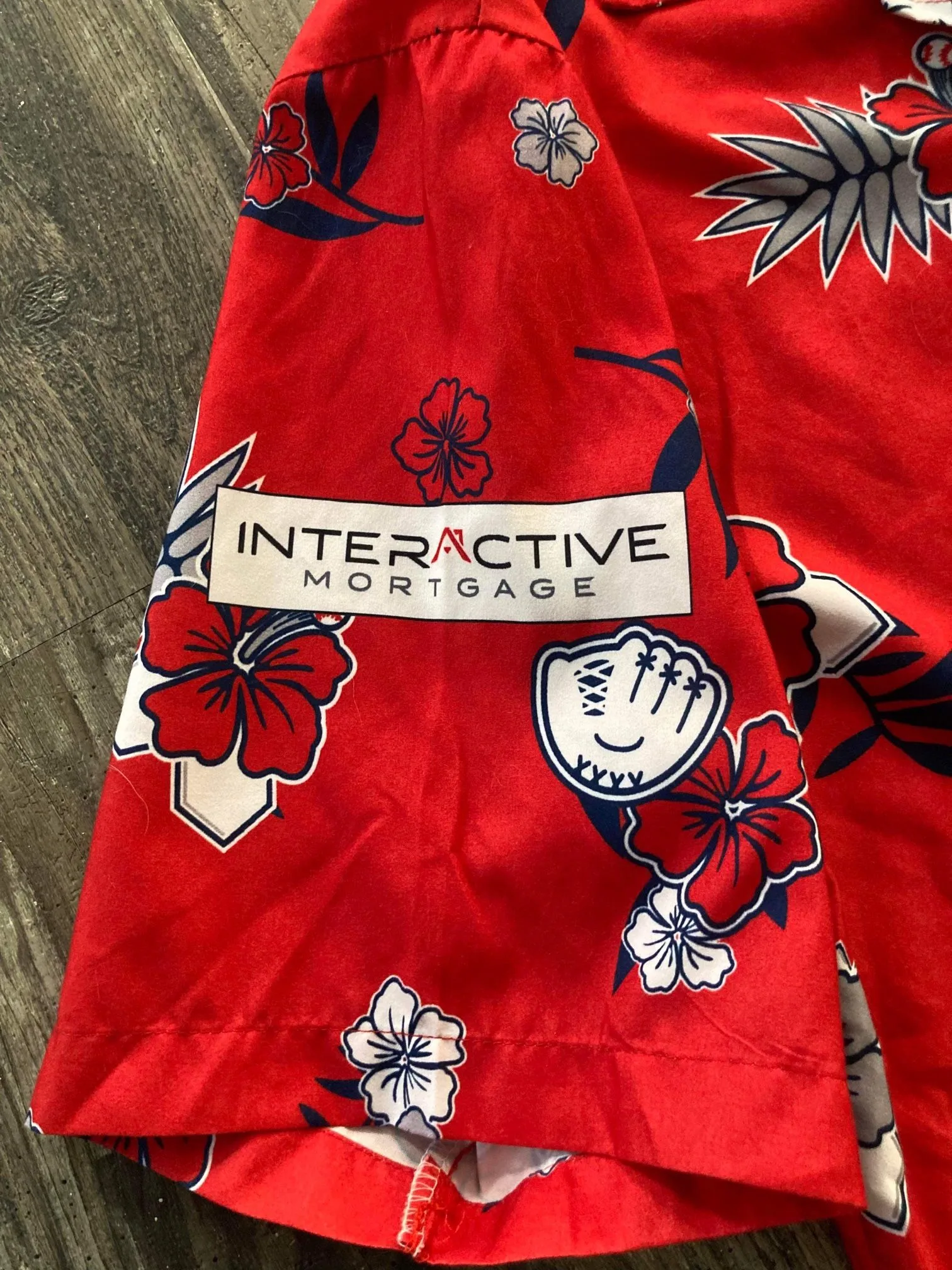 MLB Baseball Anaheim Angels Logo Button Up Casual Dress Shirt Ad image indicator(6)