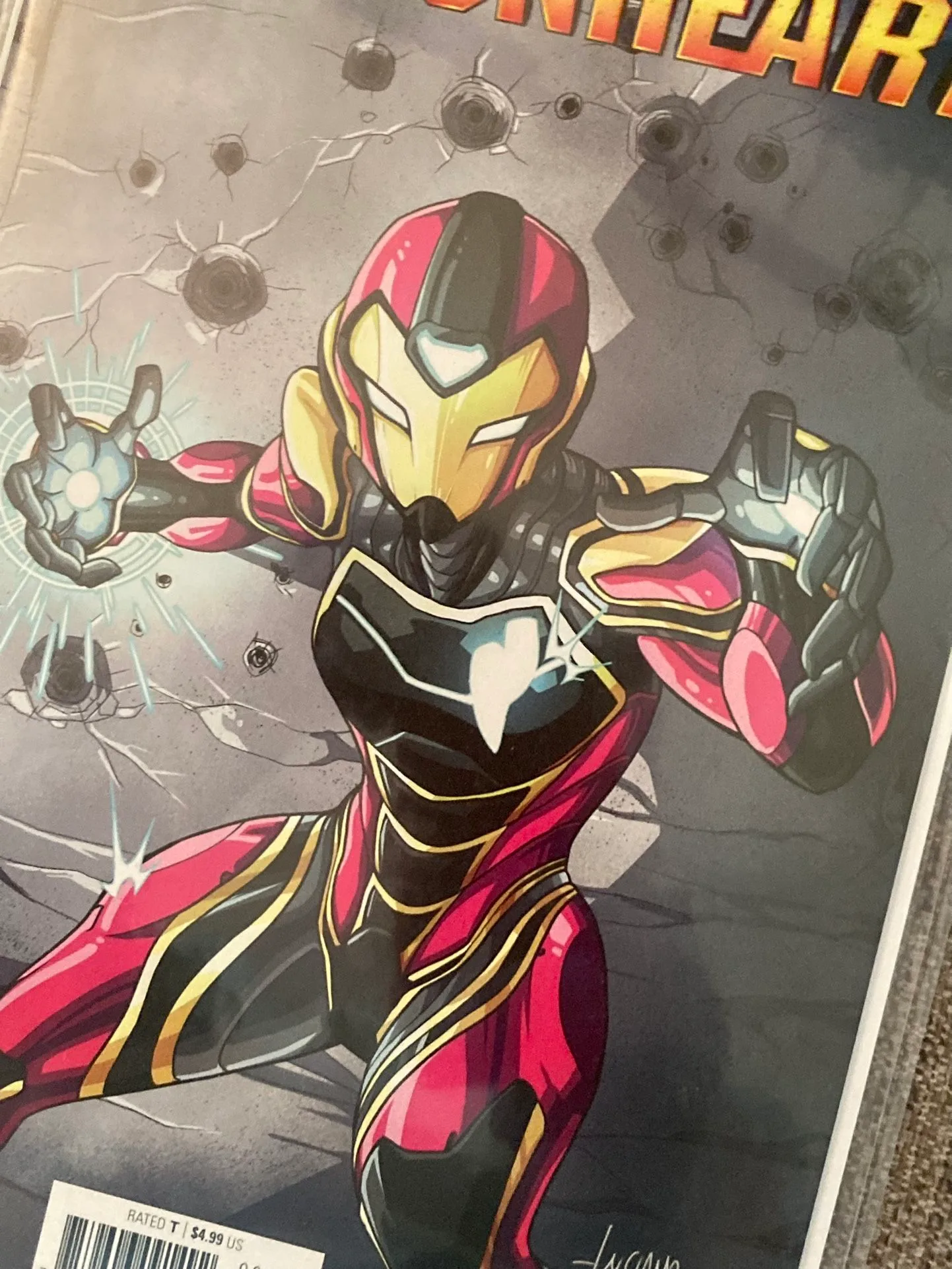 Marvel Comic IRONHEART #1 Variant Cover Key Issue First Print image indicator(7)