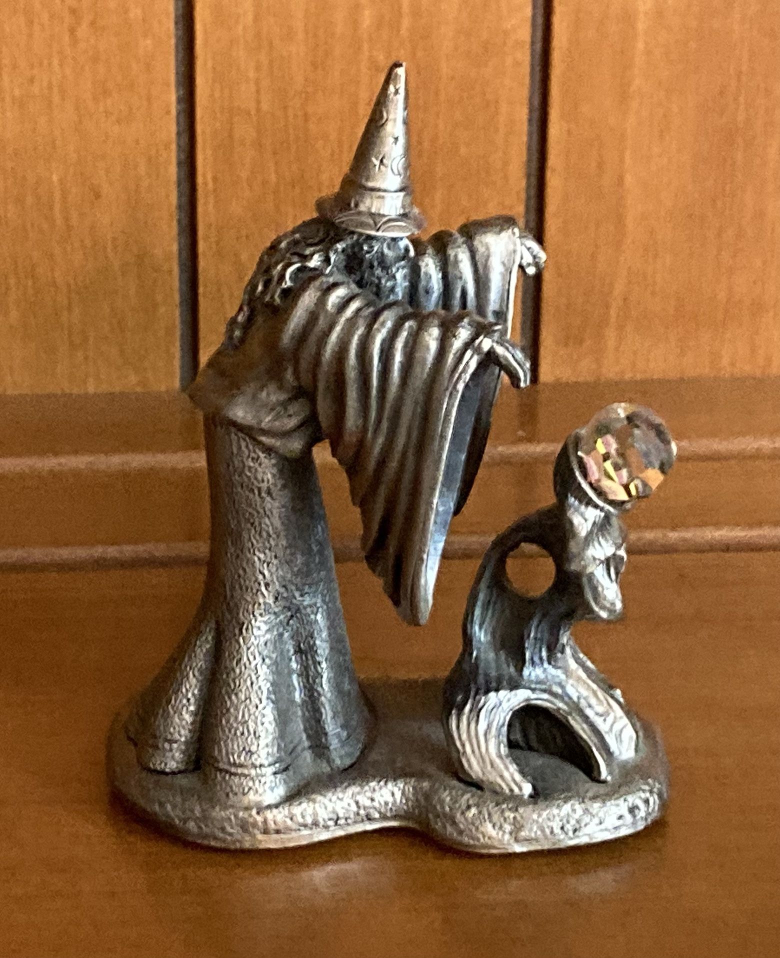 Vintage Metal Pewter The WIZARD Of Light Figure #3036 - photo 4