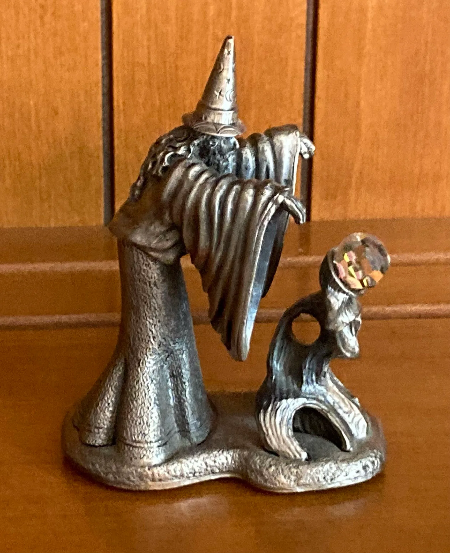 Vintage Metal Pewter The WIZARD Of Light Figure #3036 image indicator(4)
