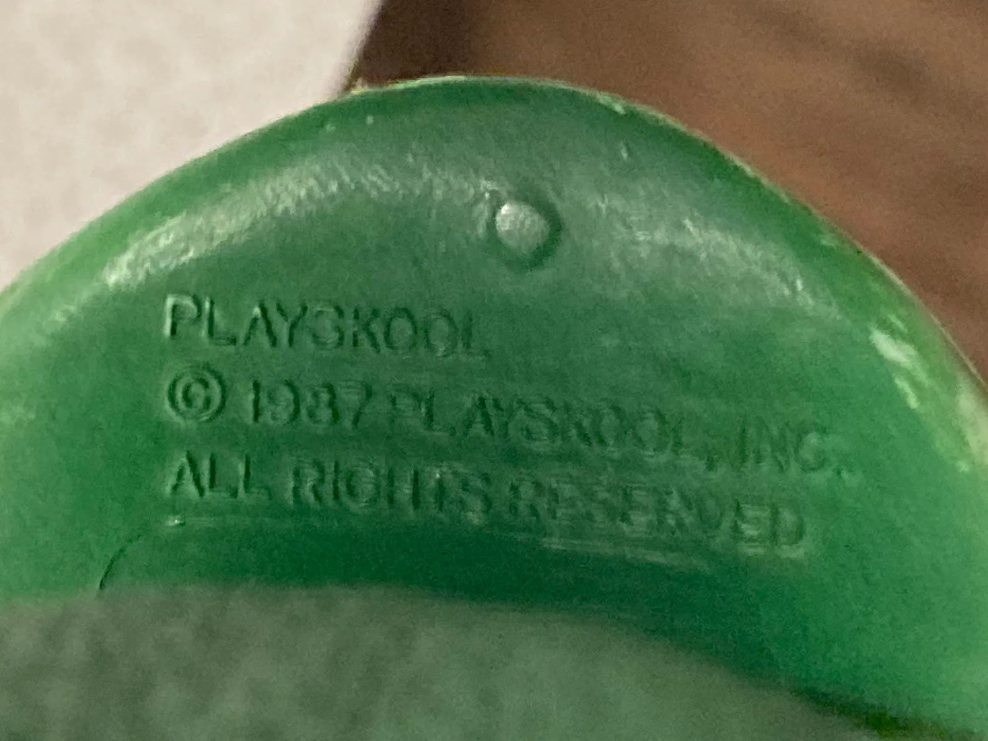 Vintage 1987 Playskool Dinosaurs Protoceratops Action Figure Toy image indicator(6)