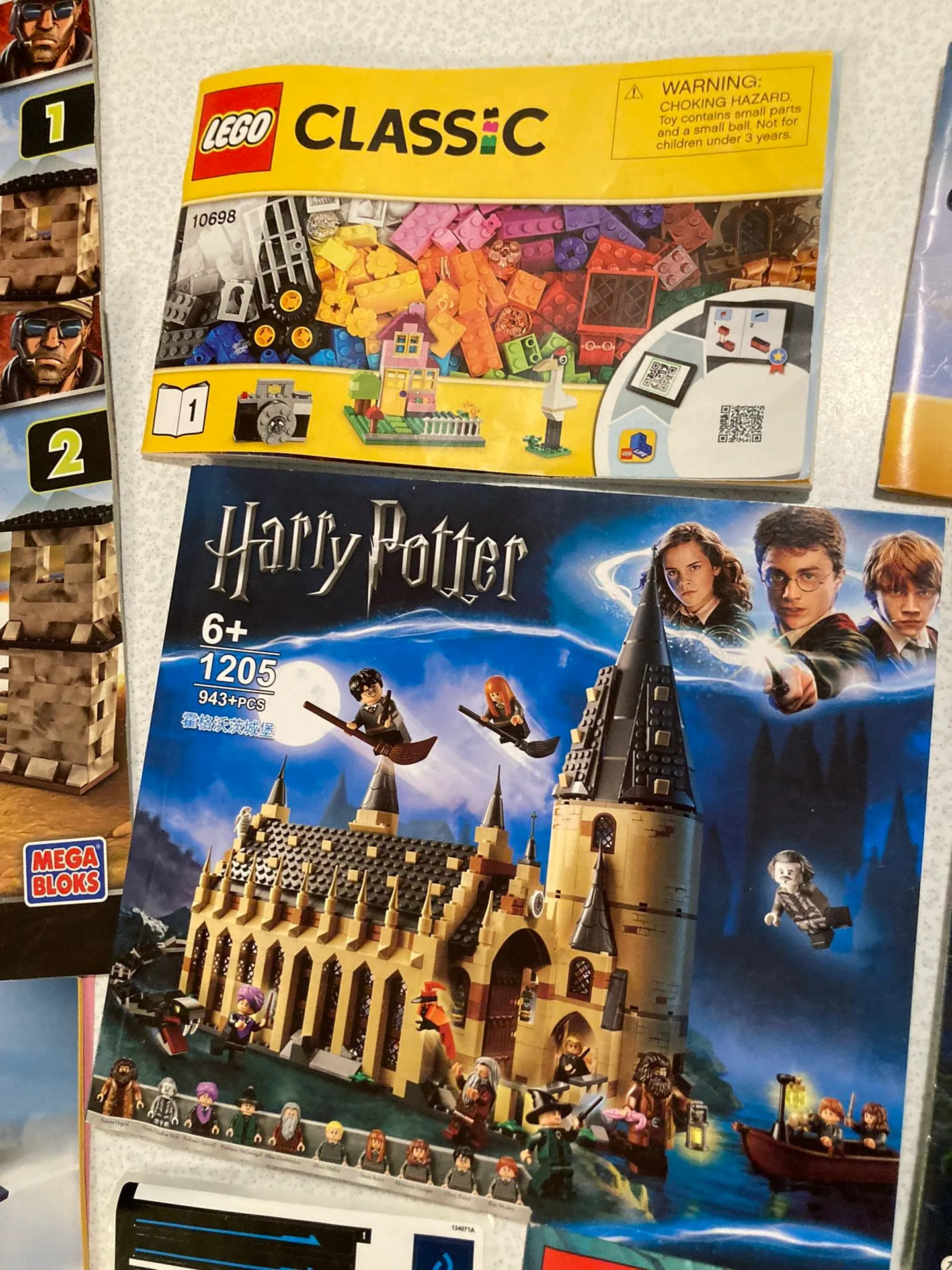 19 Lego Mega Blocks Instructions Manuals Stickers... image indicator(3)