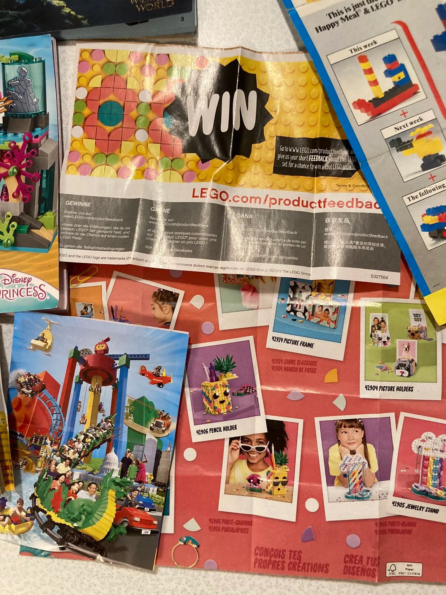 19 Lego Mega Blocks Instructions Manuals Stickers... image indicator(5)