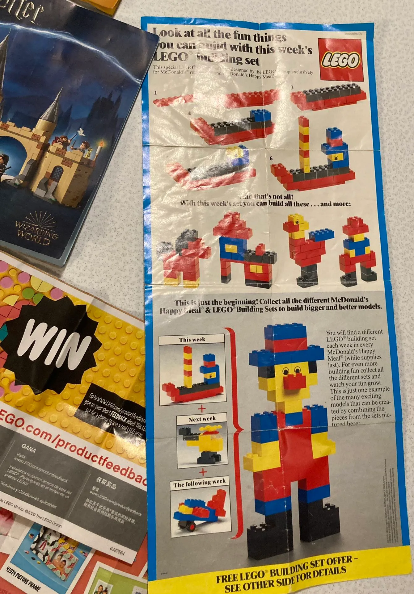 19 Lego Mega Blocks Instructions Manuals Stickers... image indicator(6)