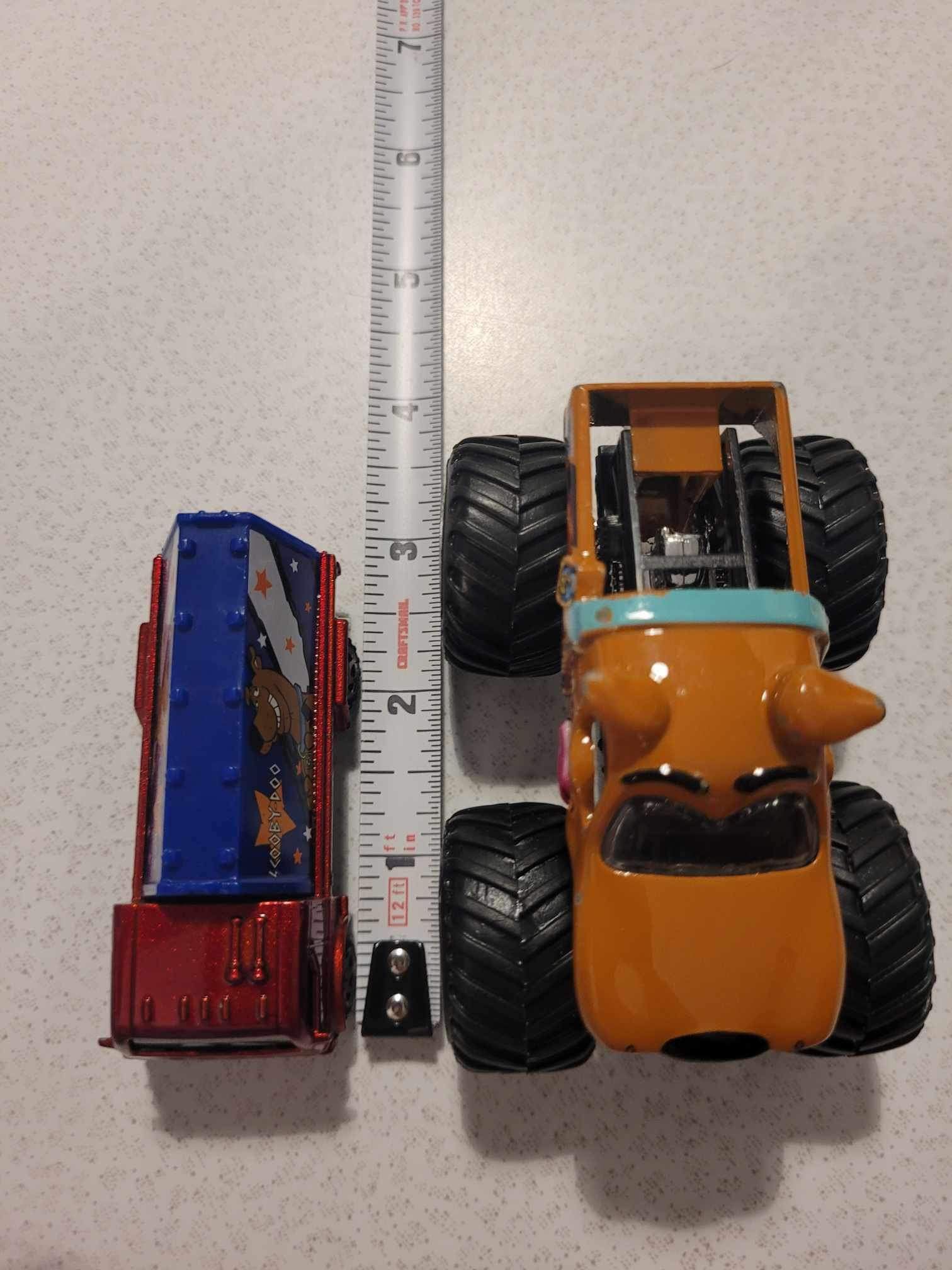 Lot Of Two SCOOBY DOO Die Cast Metal Toy Car Trucks Monster Truc - photo 5