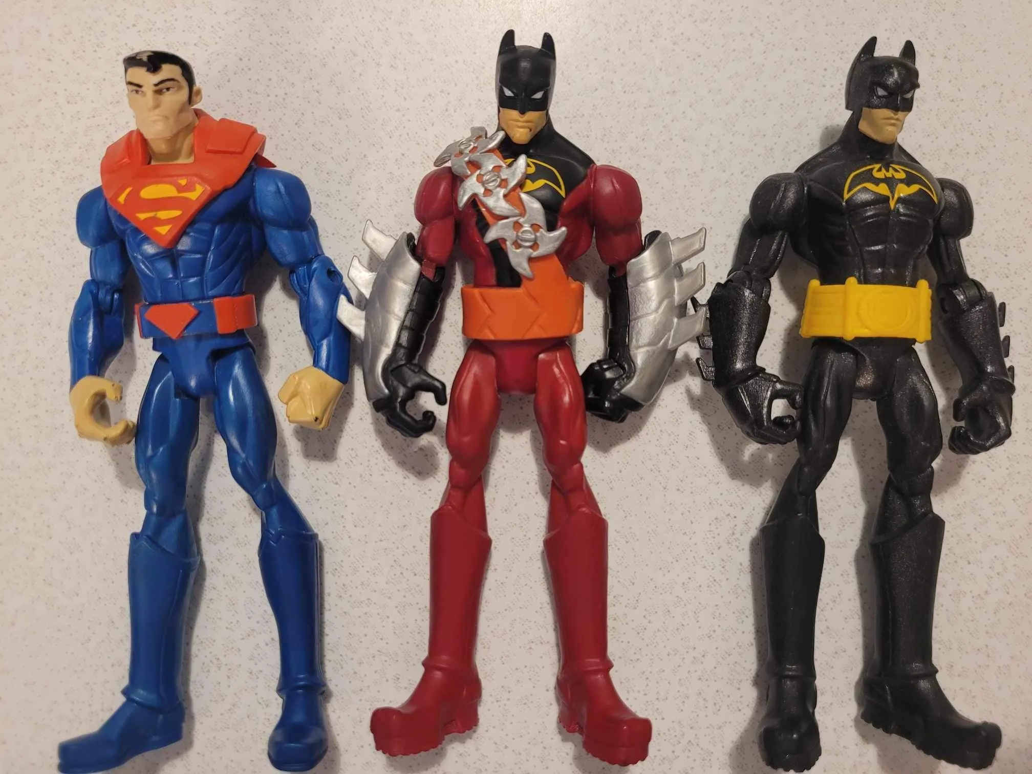 3 DC Comics Justice League Batman Superman 6 Inch Action Figure thumbnail